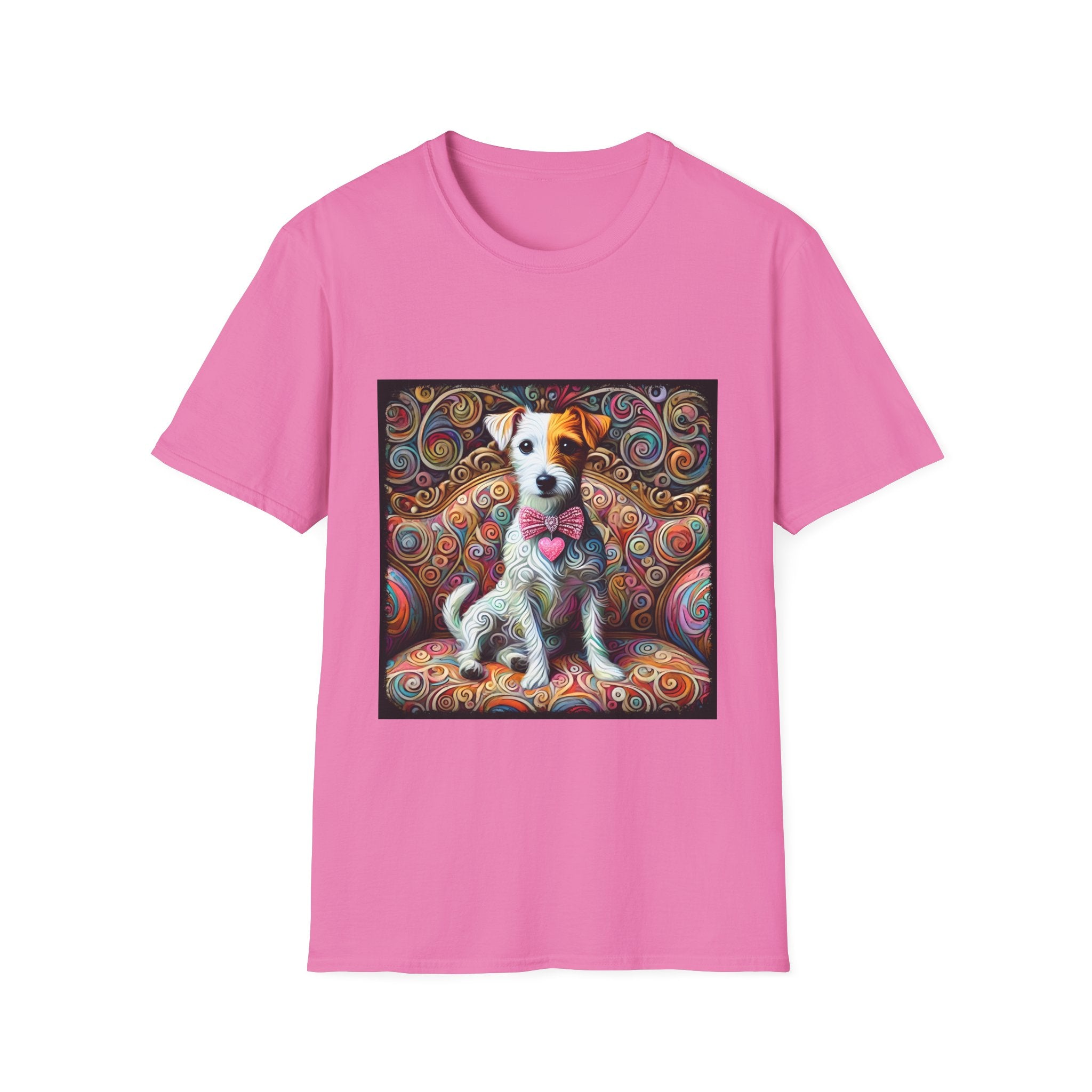 Jack Russell Terrier Love Swirl | Unisex Dog T-Shirt