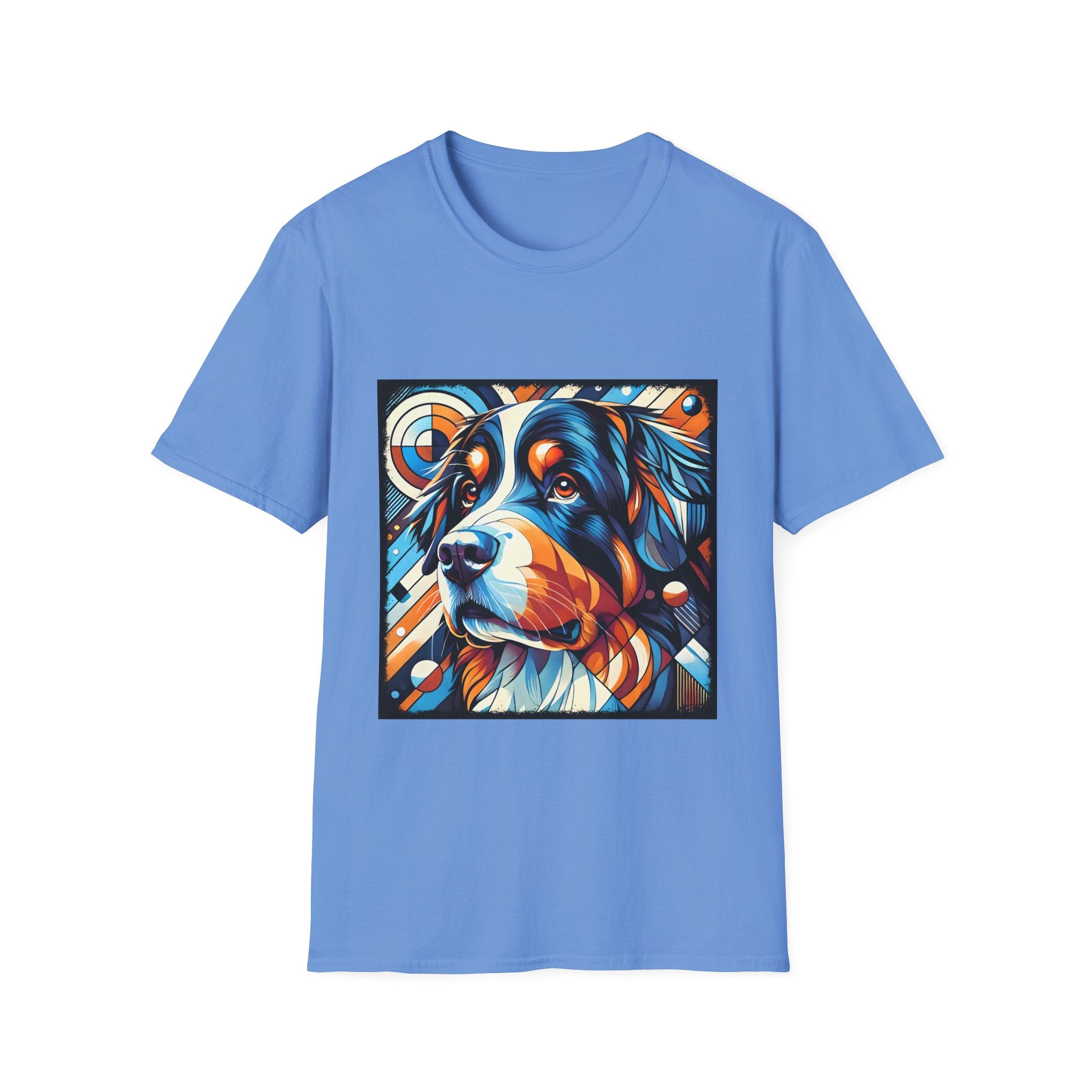 Bernese Mountain Dog Bold Geometric | Unisex Dog T-Shirt