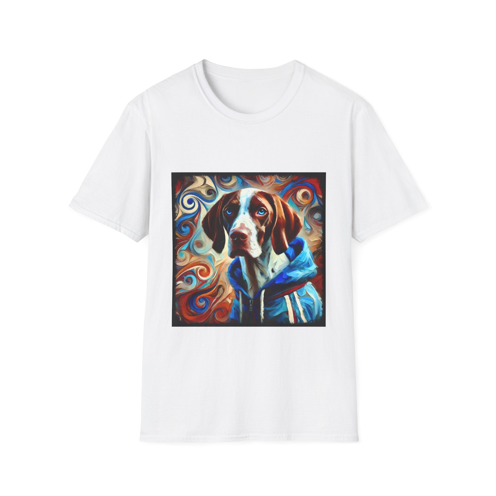 German Shorthaired Pointer Comfy Swirl | Unisex Dog T-Shirt