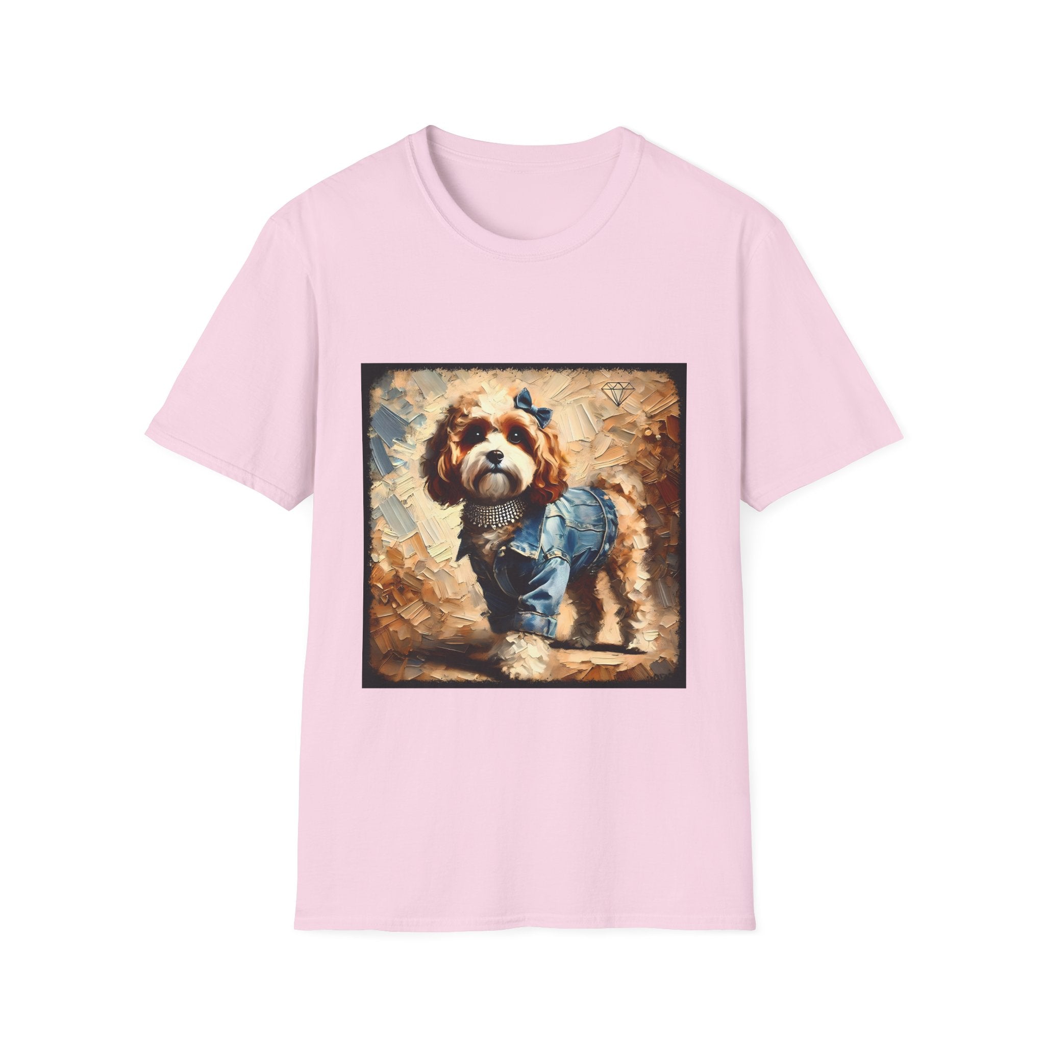 Cavapoo Denim Diva Classic | Unisex Dog T-Shirt