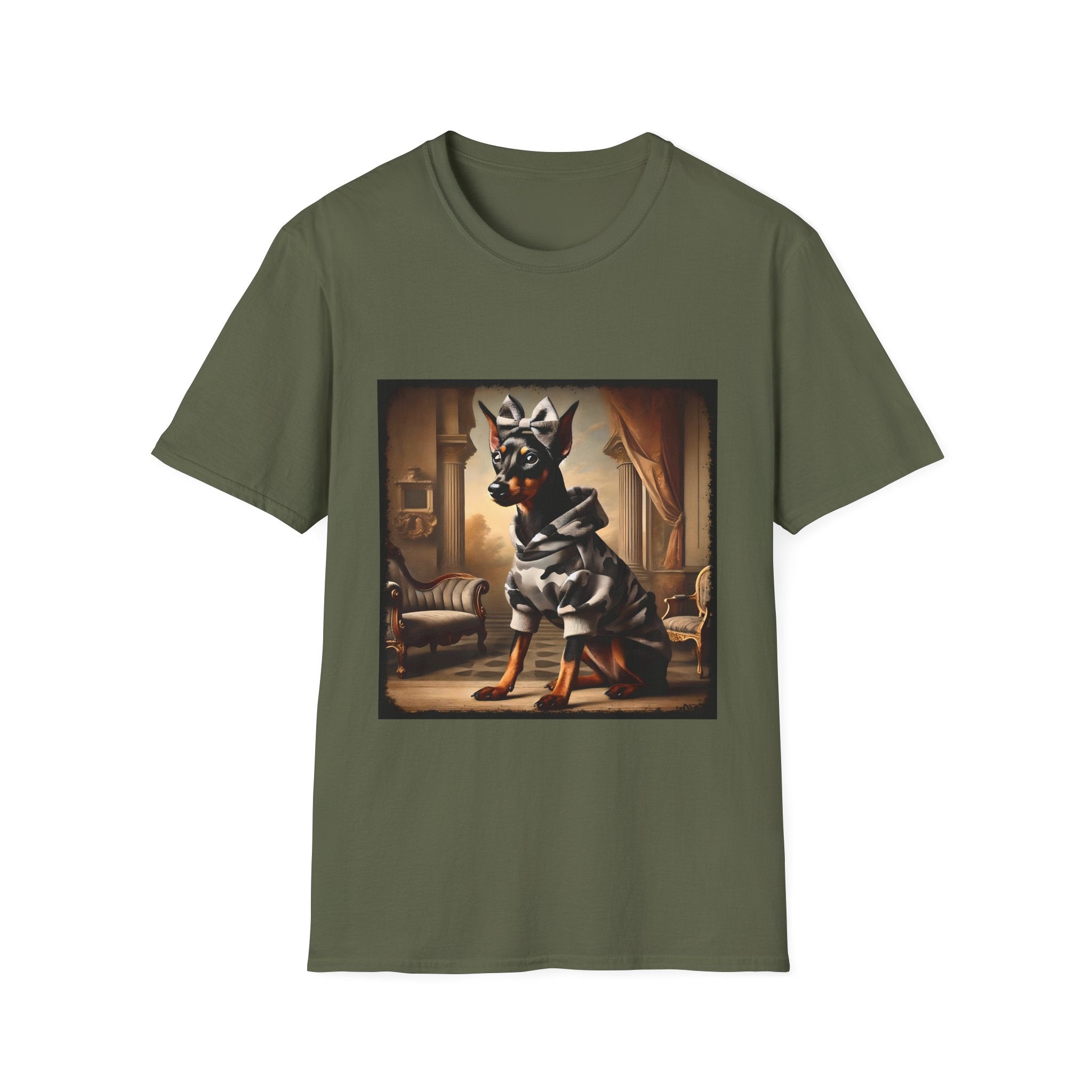Doberman Pinscher Camo Princess | Unisex Dog T-Shirt