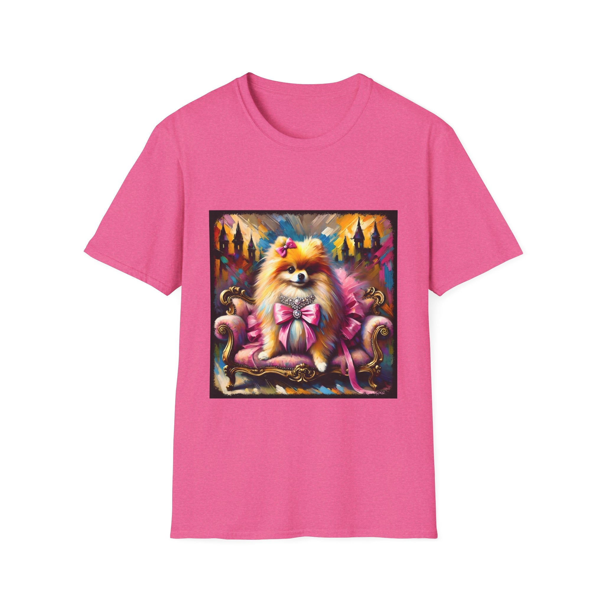 Pomeranian Pink Princess Classic | Unisex Dog T-Shirt