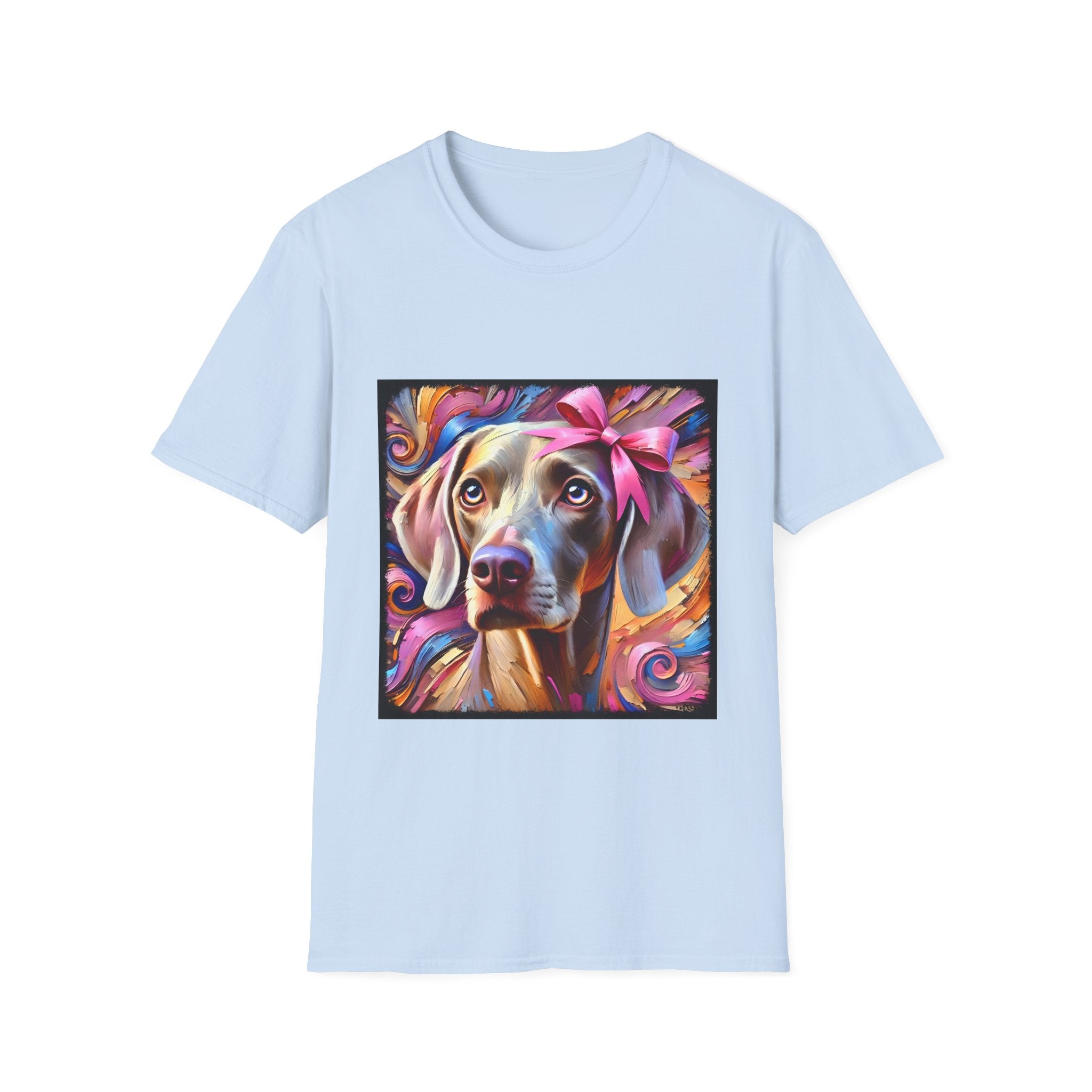 Weimaraner Textured Classic | Unisex Dog T-Shirt