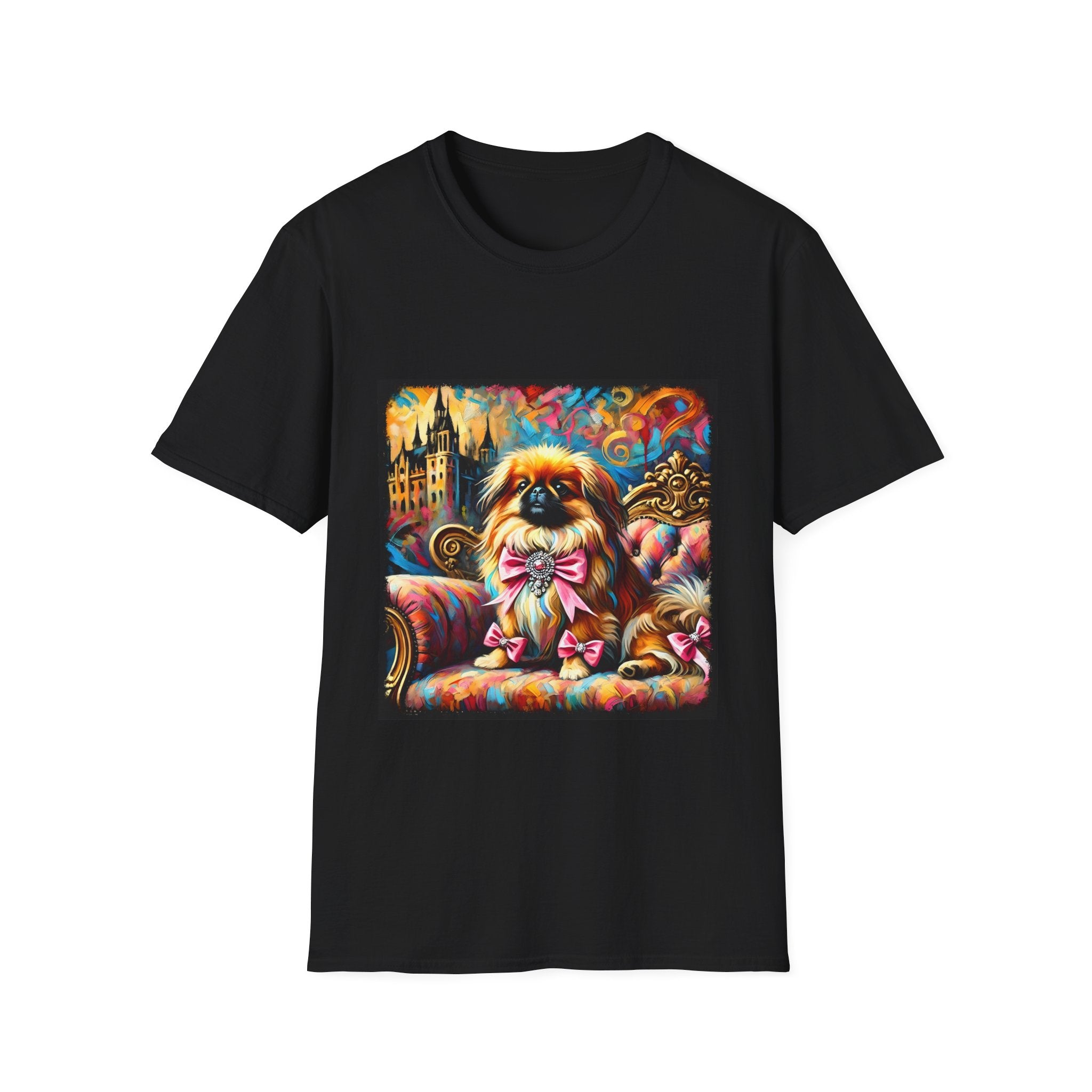 Pekingese Diamond Princess Classic | Unisex Dog T-Shirt