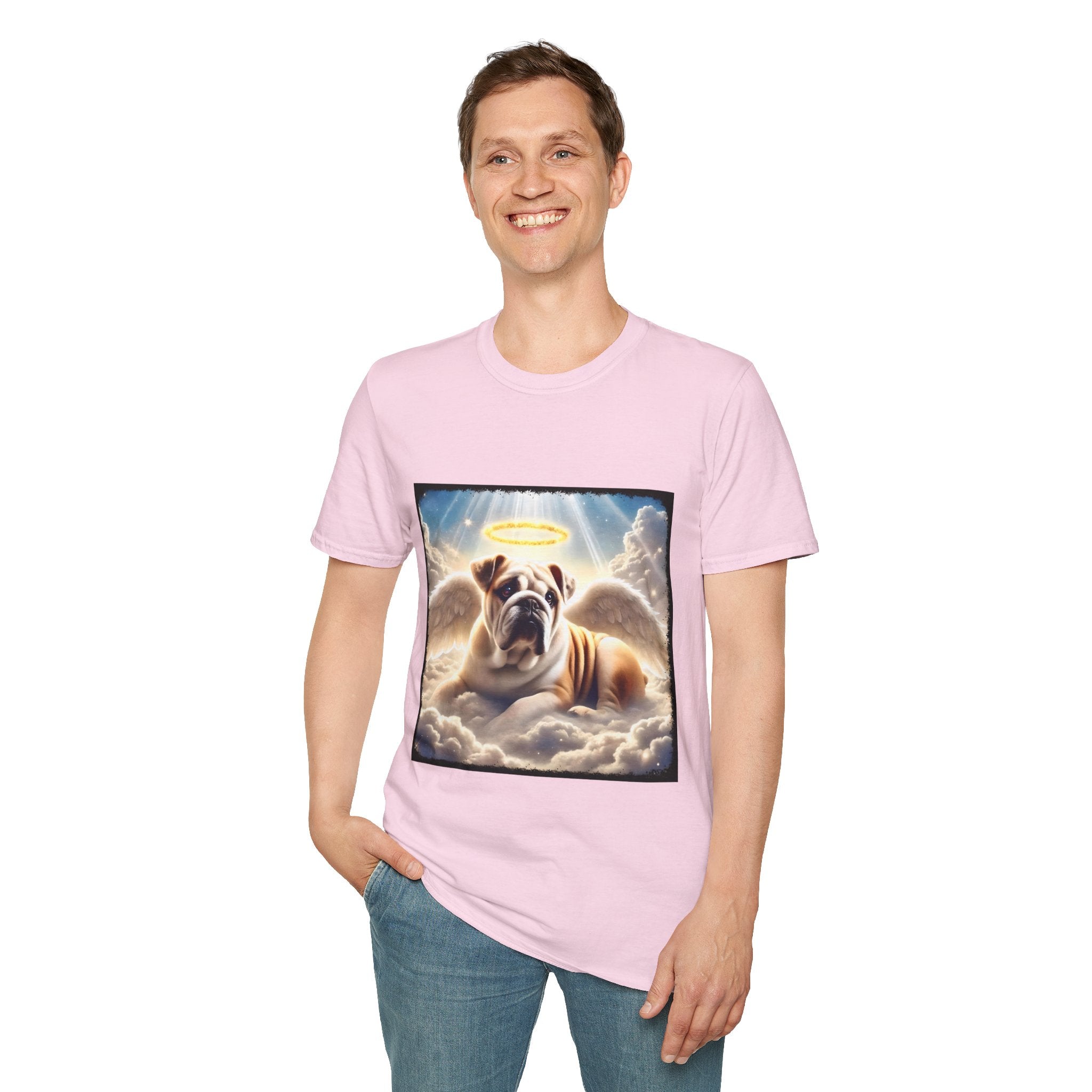 Bulldog Heavenly Angel | Unisex Dog T-Shirt