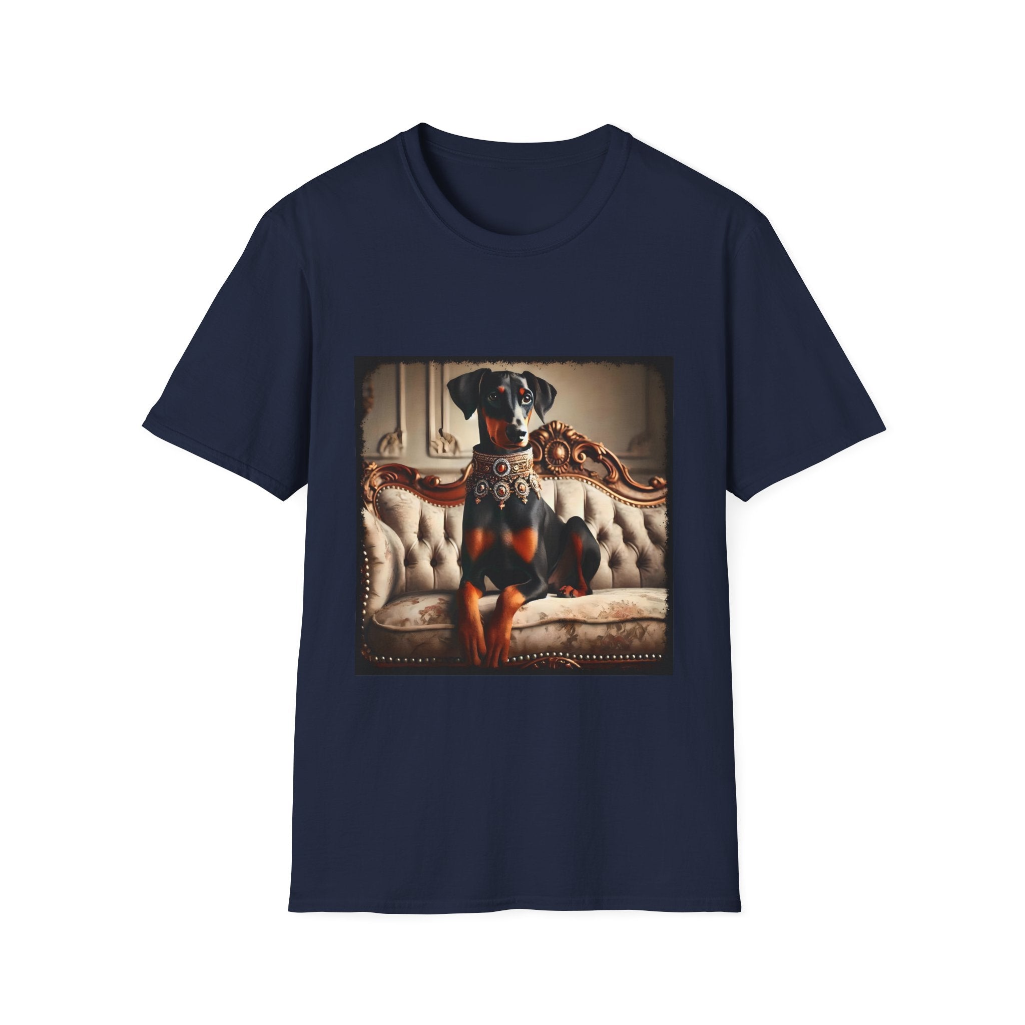 Doberman Pinscher Poised Prince | Unisex Dog T-Shirt