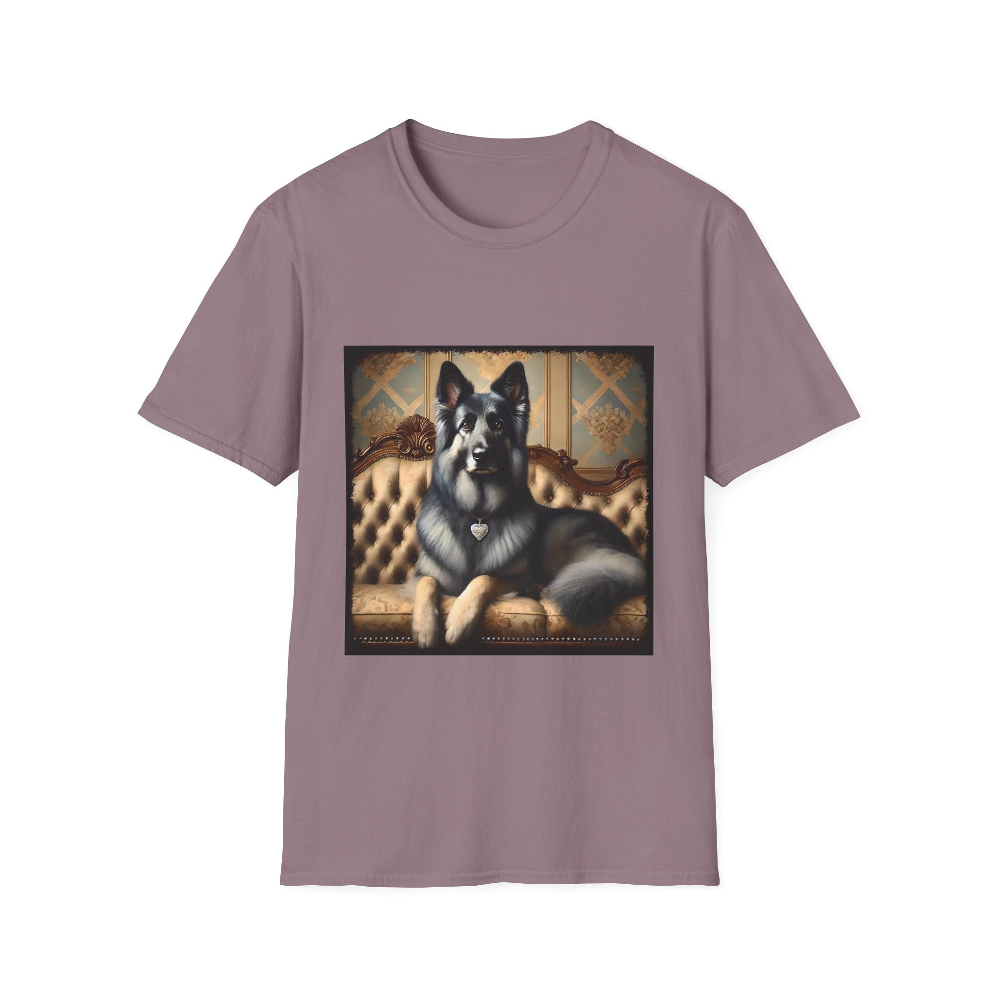 German Shepherd Diamond Princess | Unisex Softstyle T-Shirt
