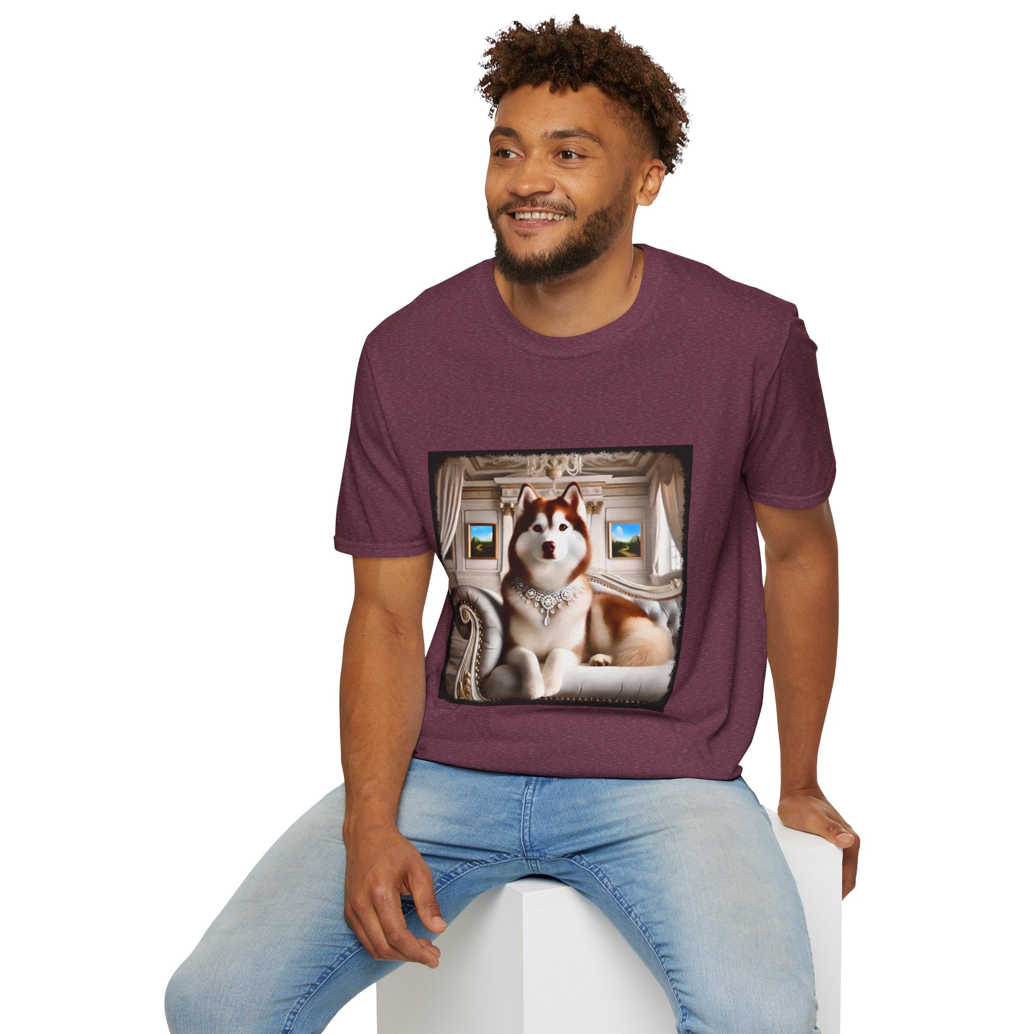 Siberian Husky Red Princess | Unisex Dog T-Shirt