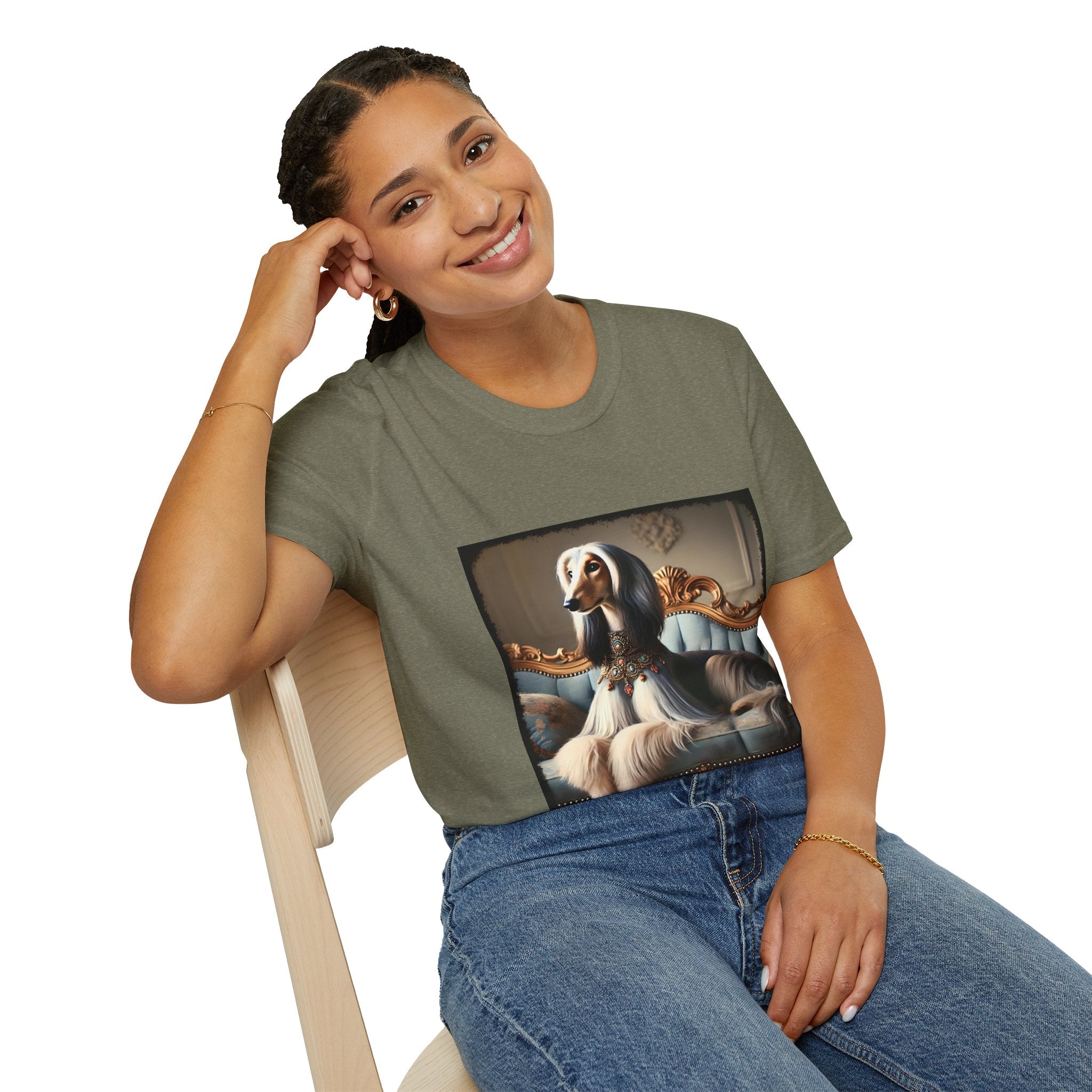 Afghan Hound Royalty | Unisex Dog T-Shirt