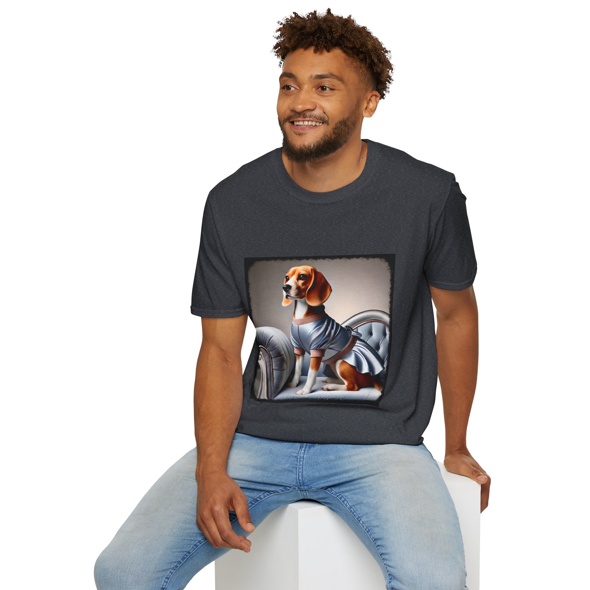 Beagle Satin Seductress | Unisex Dog T-Shirt
