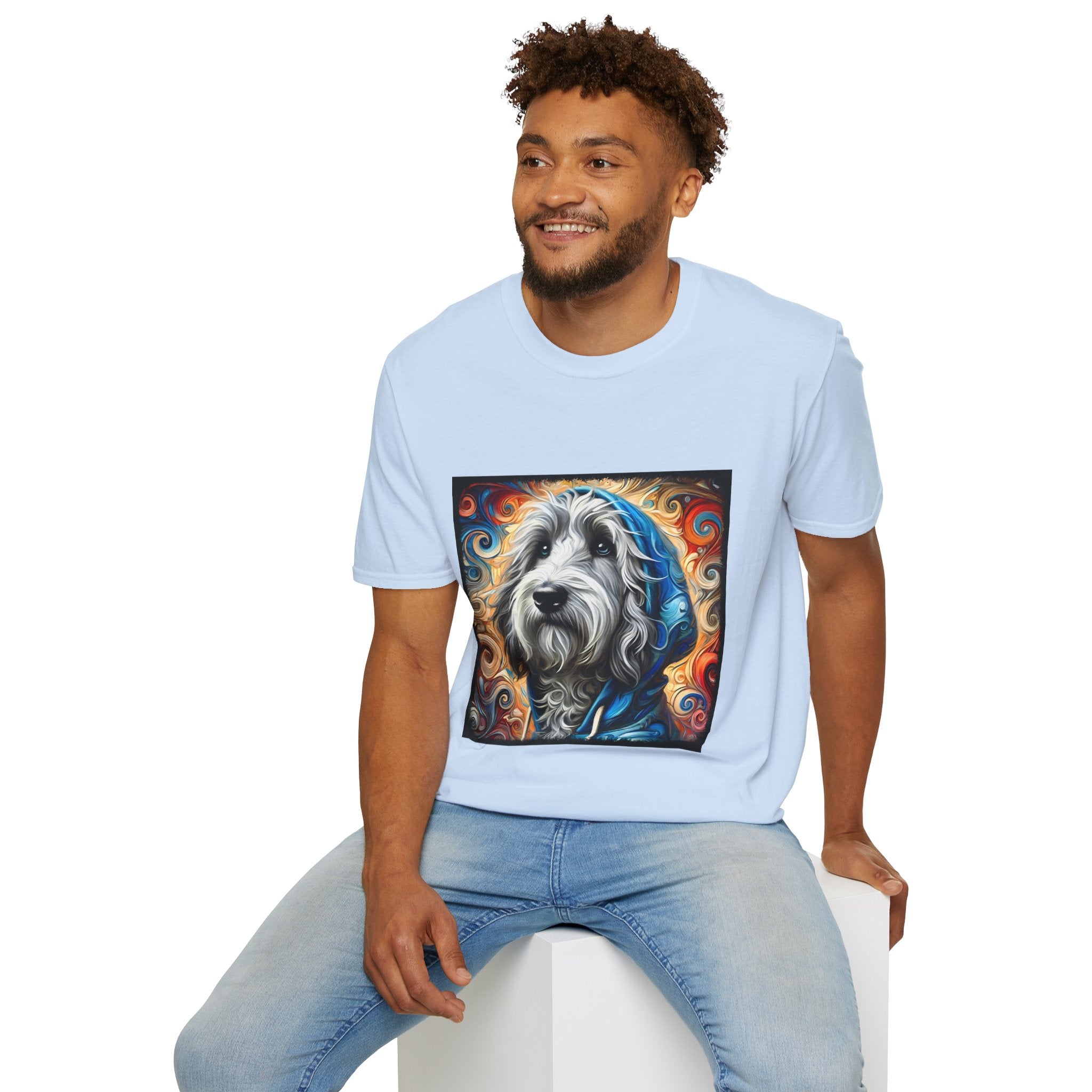 Sheepadoodle Urban Swirl | Unisex Dog T-Shirt