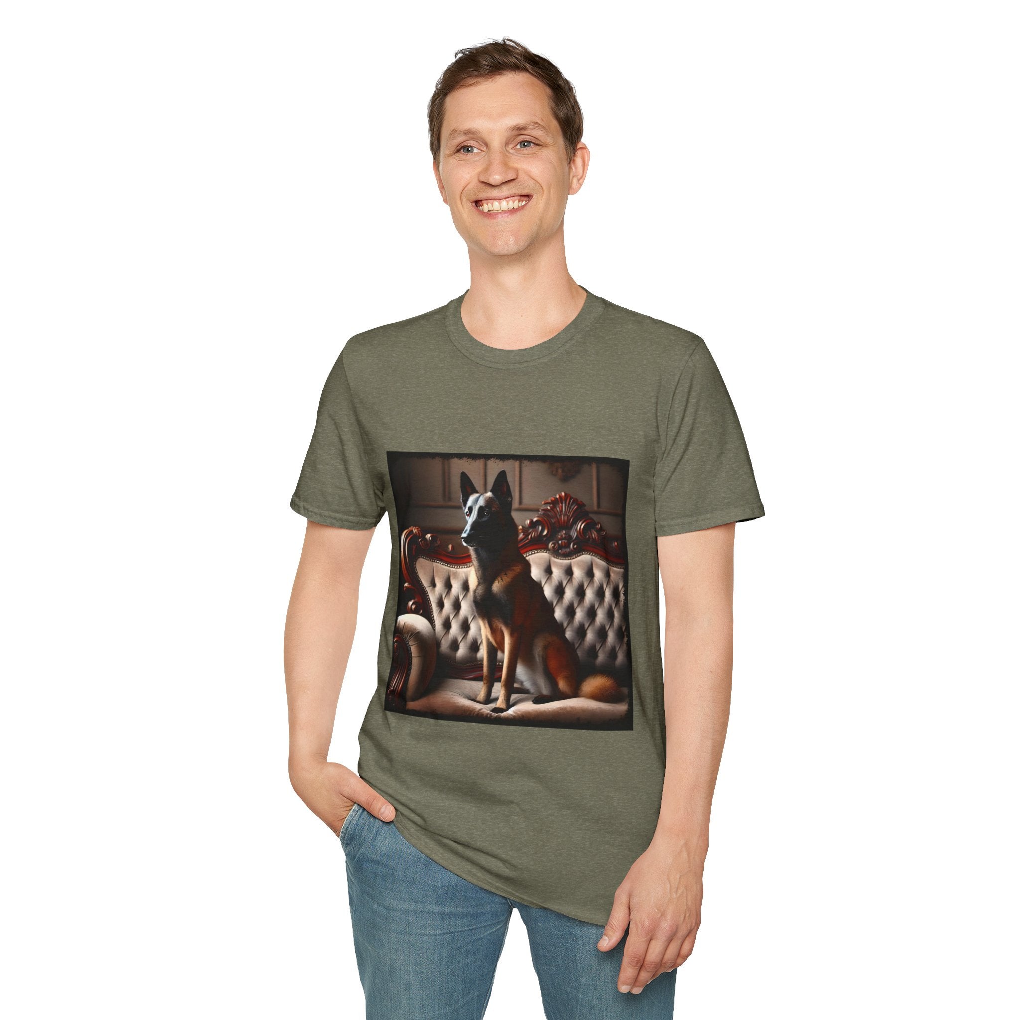 Belgian Malinois Poised Portrait | Unisex Dog T-Shirt