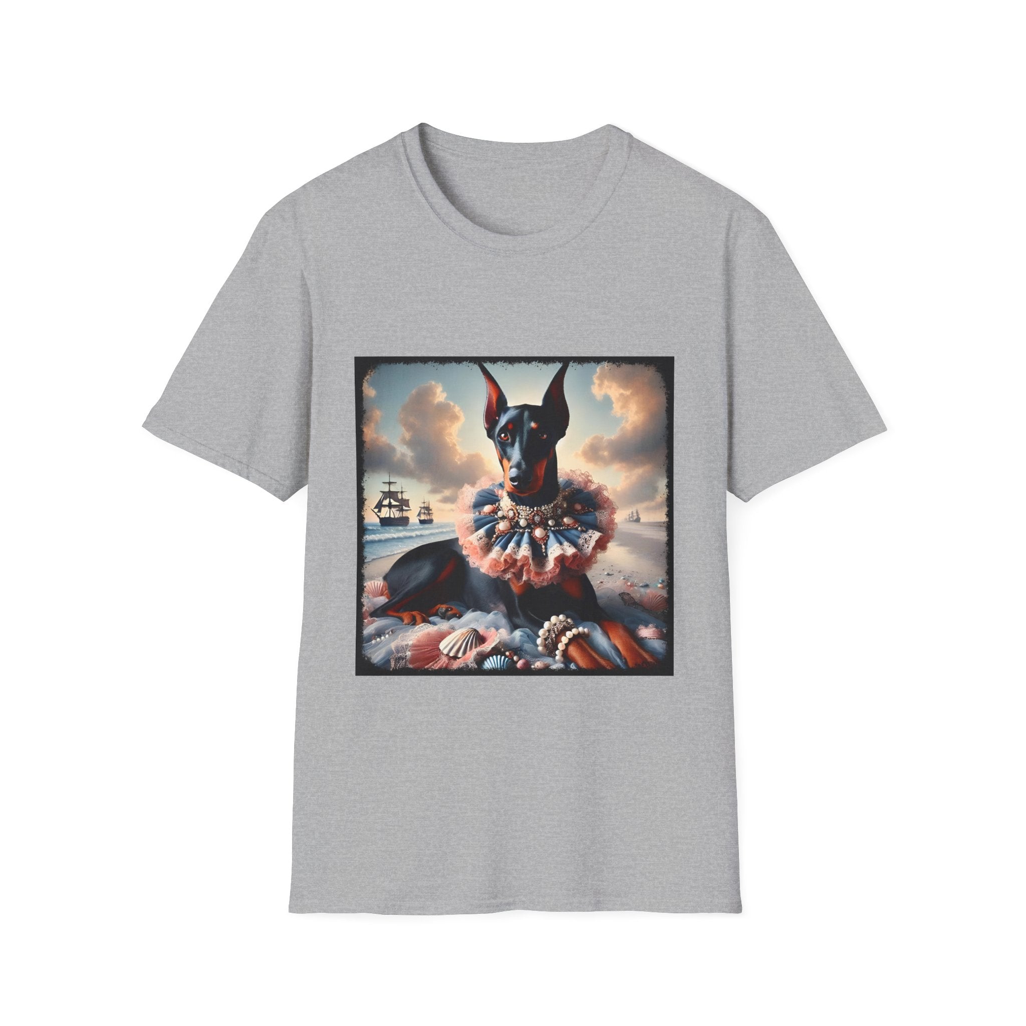 Doberman Pinscher Sand Siren | Unisex Dog T-Shirt