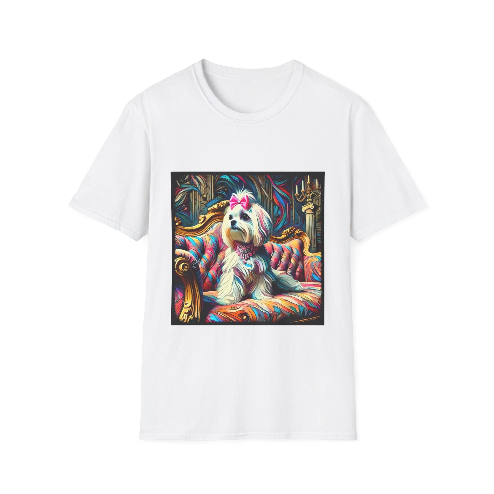 Maltese Diamond Princess Classic | Unisex Dog T-Shirt