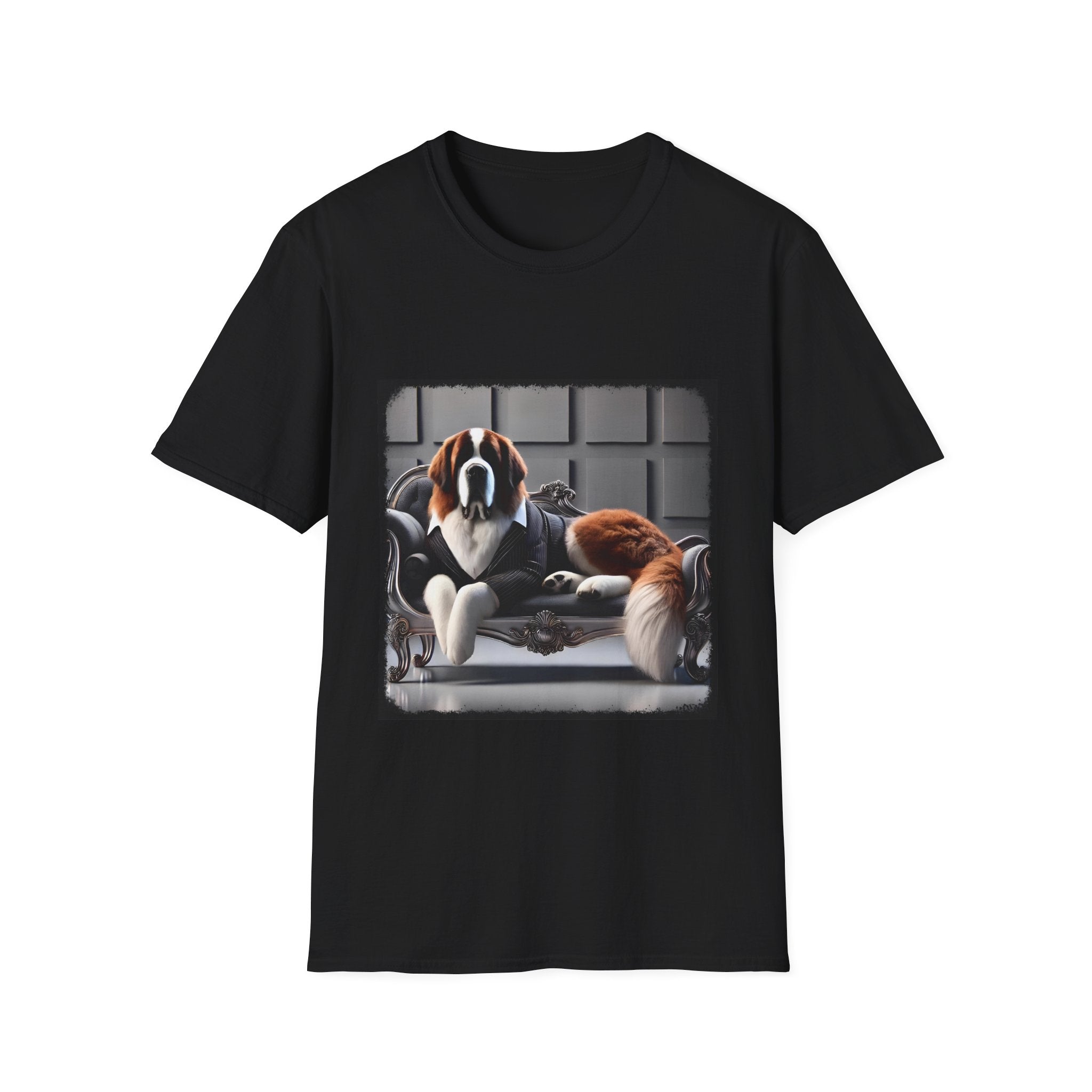 Saint Bernard Tux Luxe | Unisex Dog T-Shirt