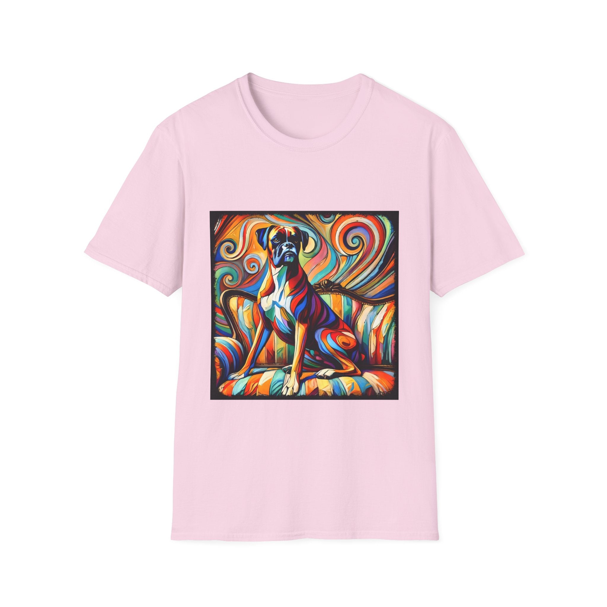 Boxer Mutilcolor Swirl | Unisex Dog T-Shirt