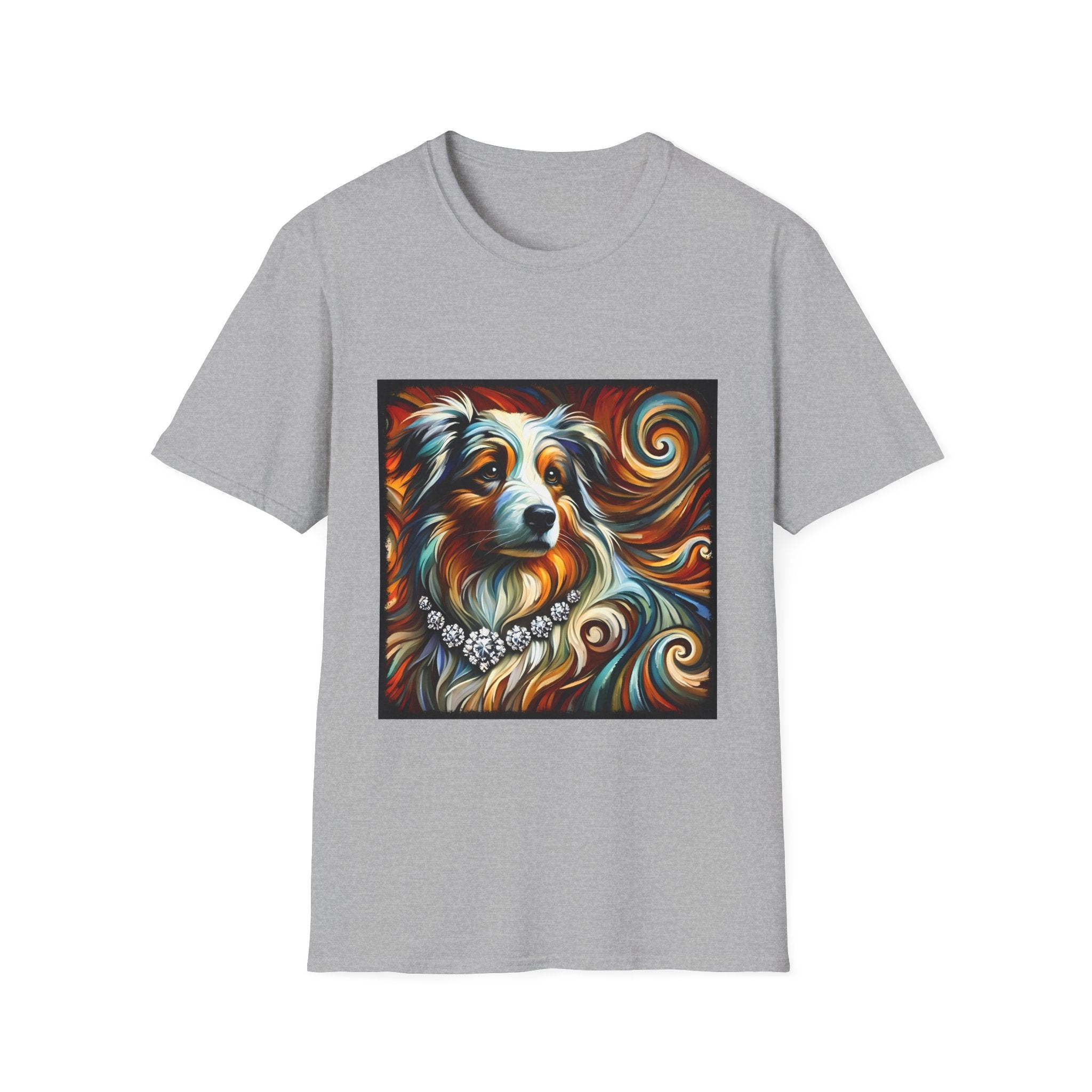 Australian Shepherd Diamond Swirl | Unisex Dog T-Shirt