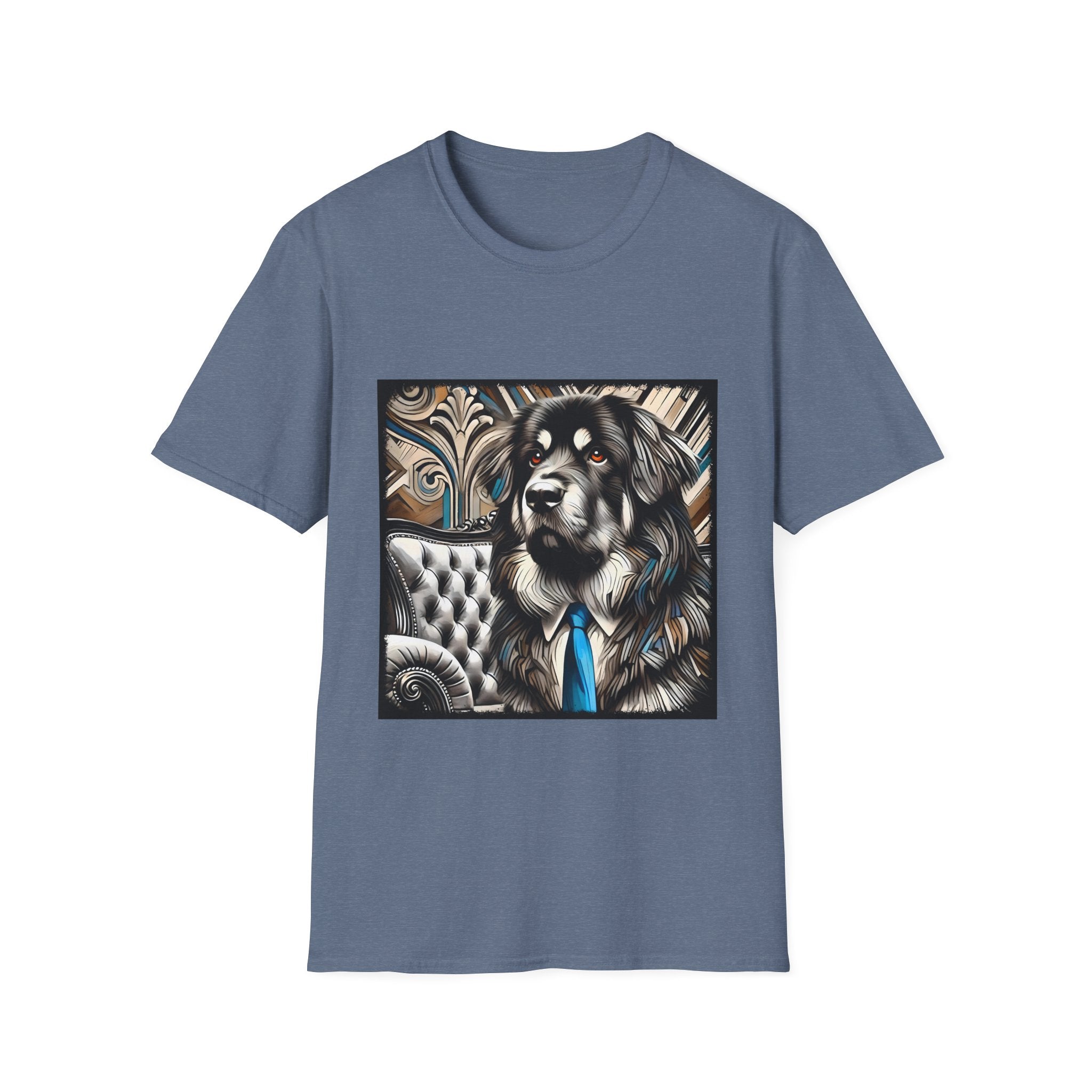 Tibetan Mastiff B&W Bold Eyes | Unisex Dog T-Shirt