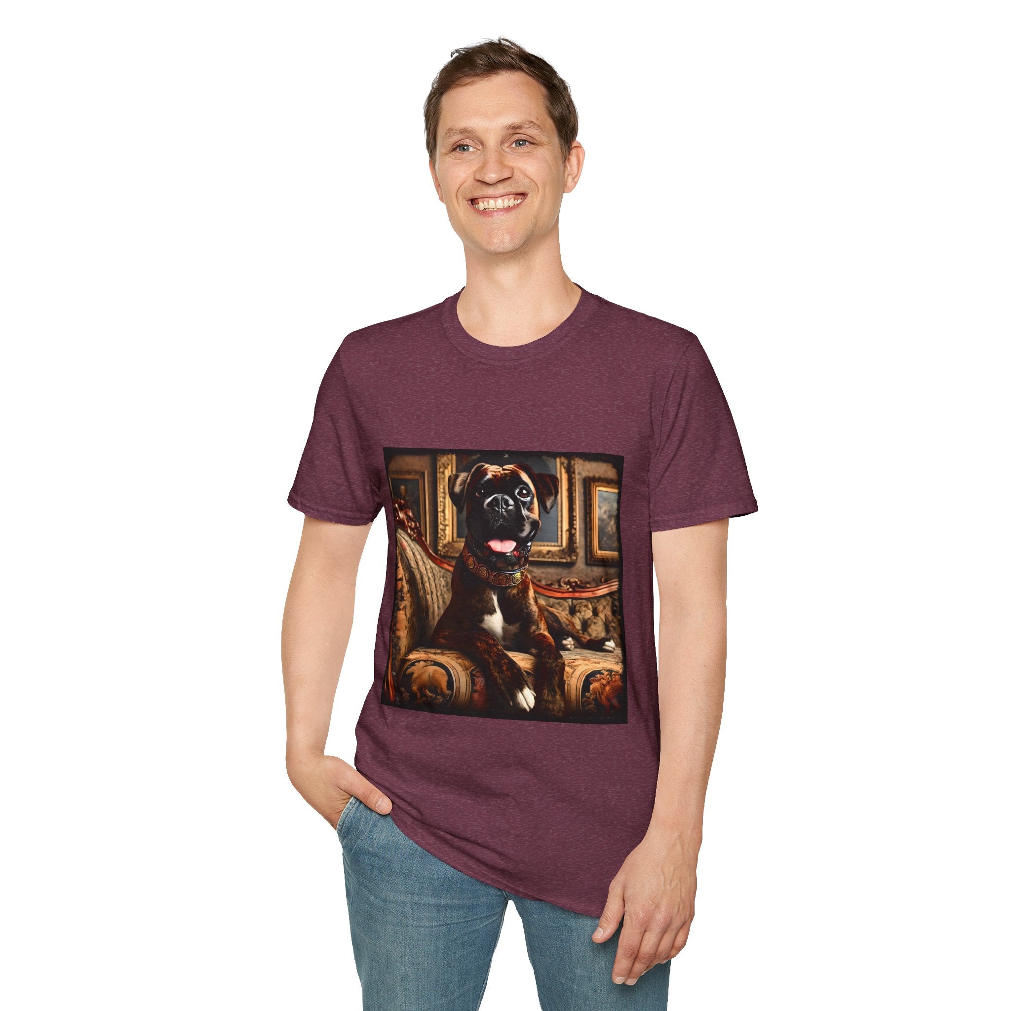 Boxer Happy Regal | Unisex Dog T-Shirt