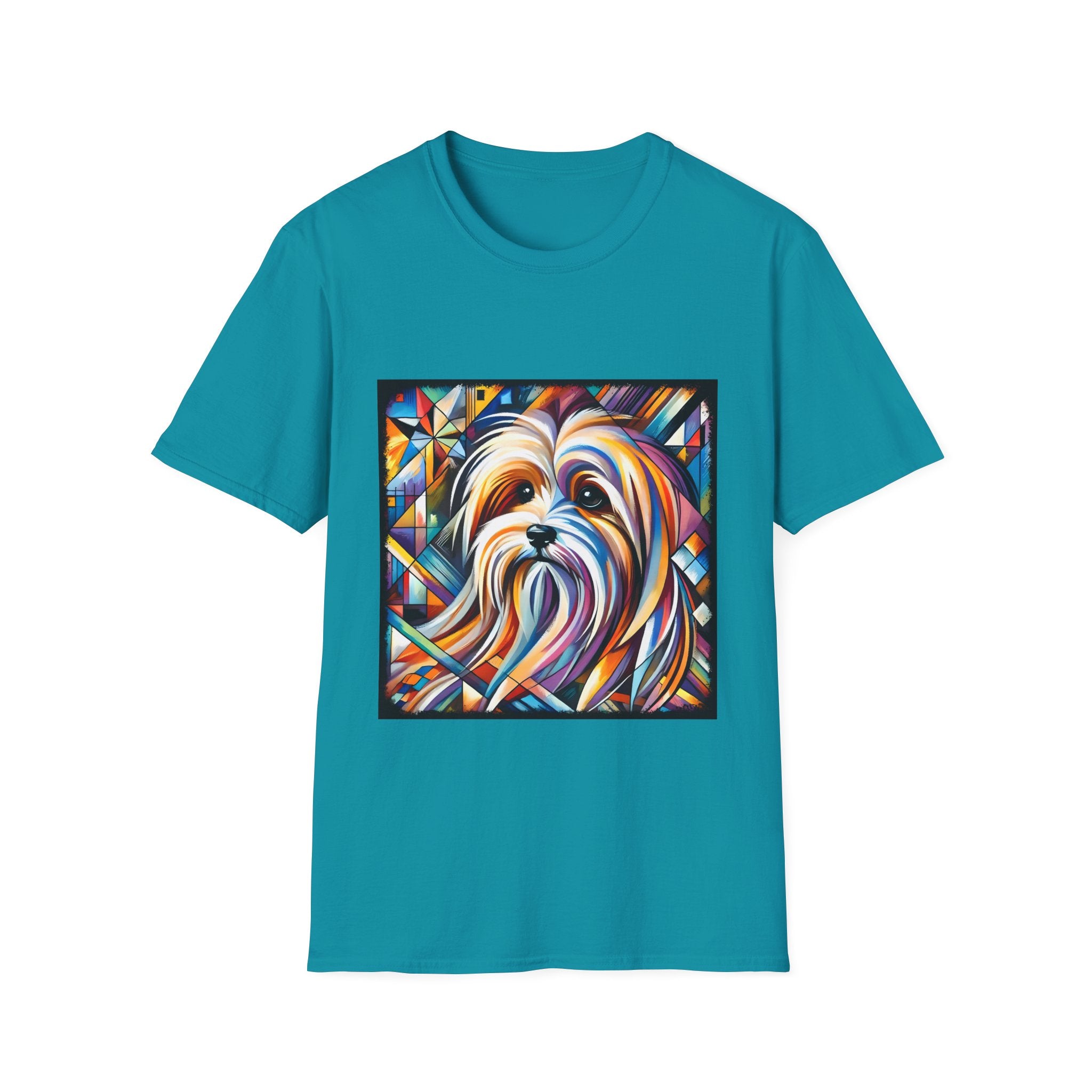 Havanese Multicolor Geometric |  Unisex Dog T-Shirt