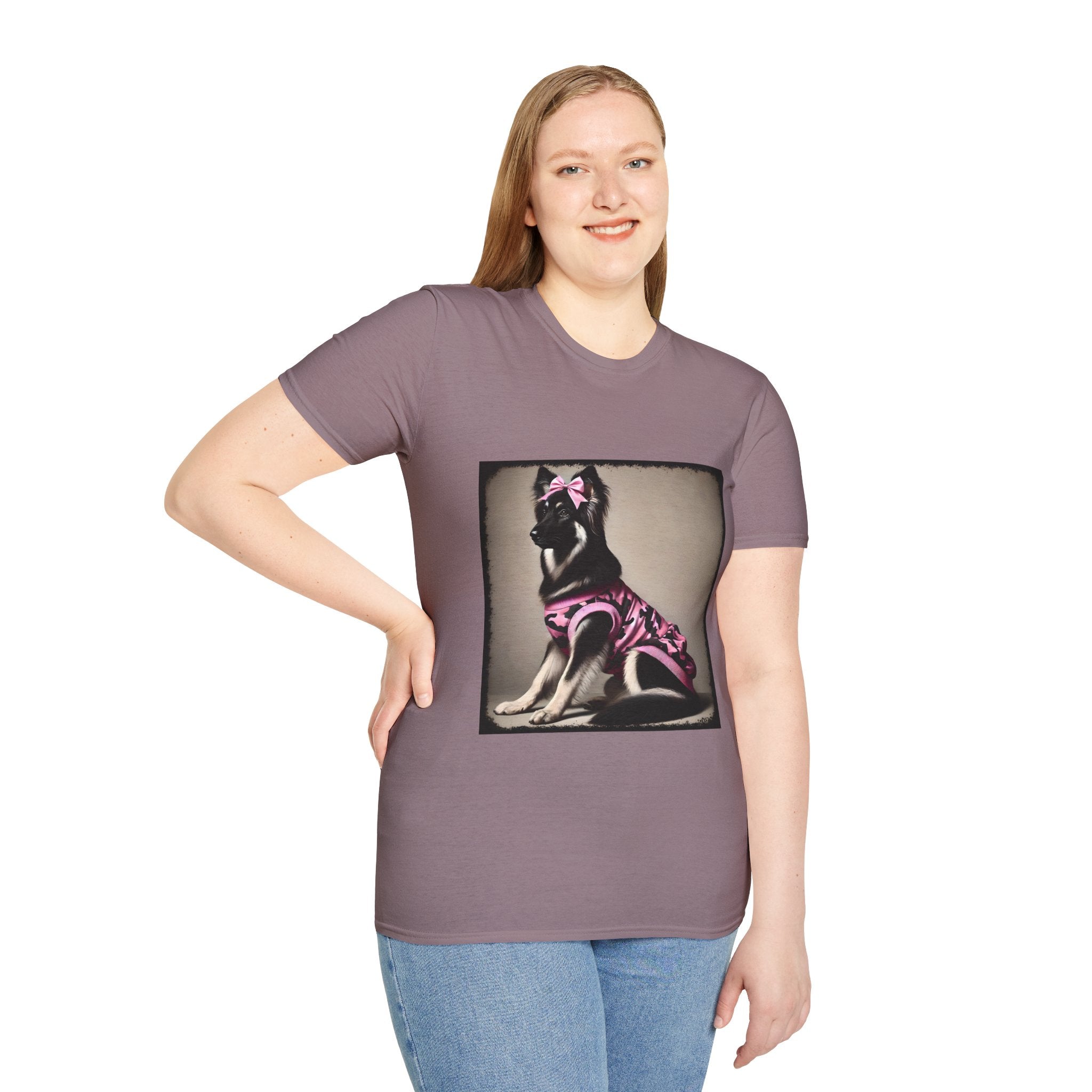 German Shepherd Pink Camo Cutie | Unisex Dog T-Shirt