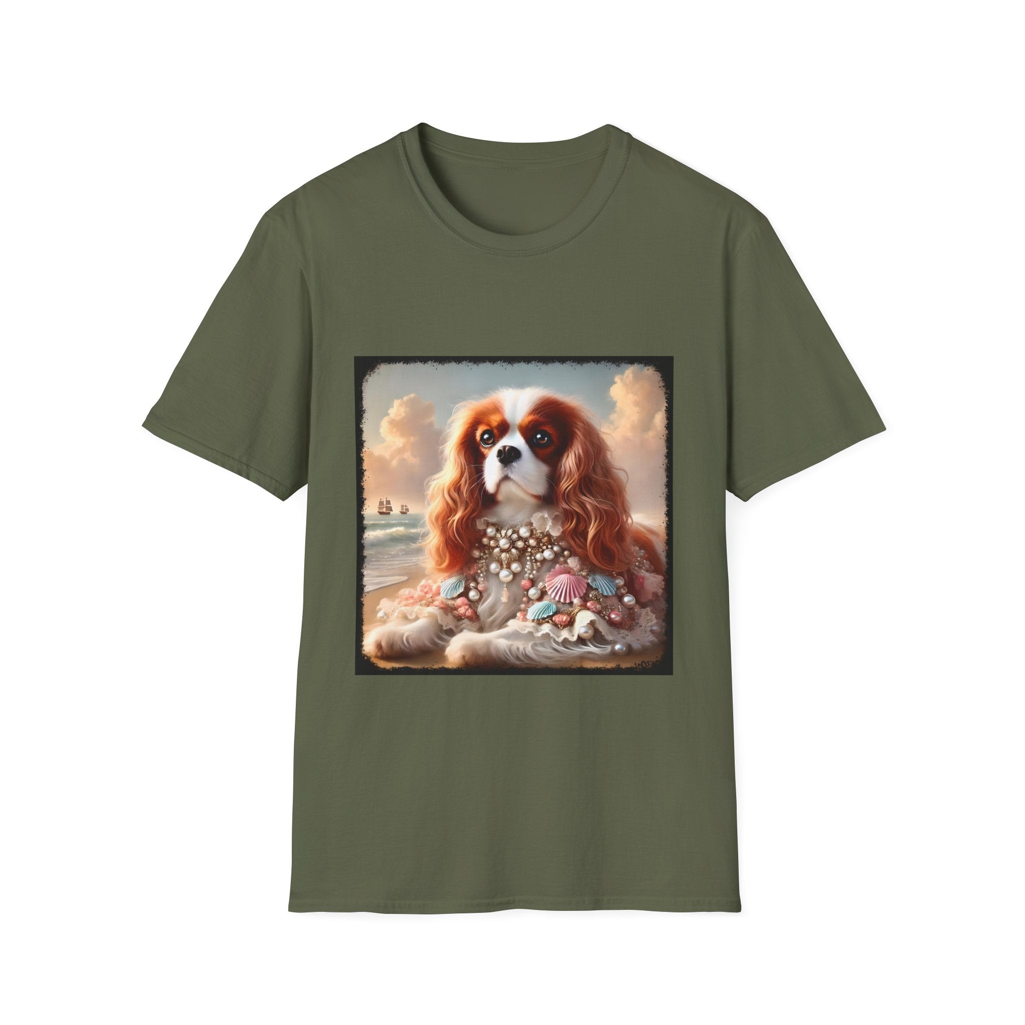 Cavalier King Charles Spaniel Beach Beauty | Unisex Dog T-Shirt