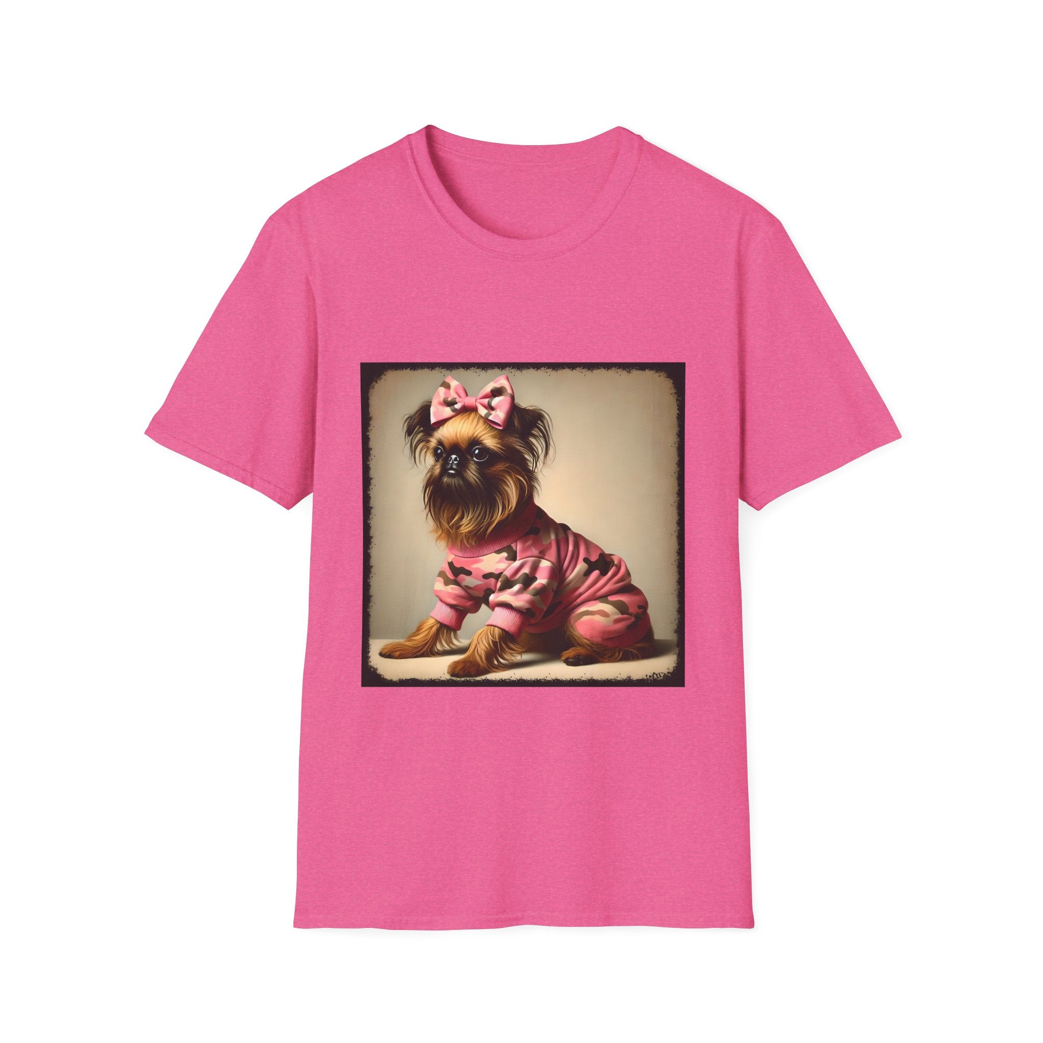 Brussels Griffon Camo Cutie | Unisex Dog T-Shirt
