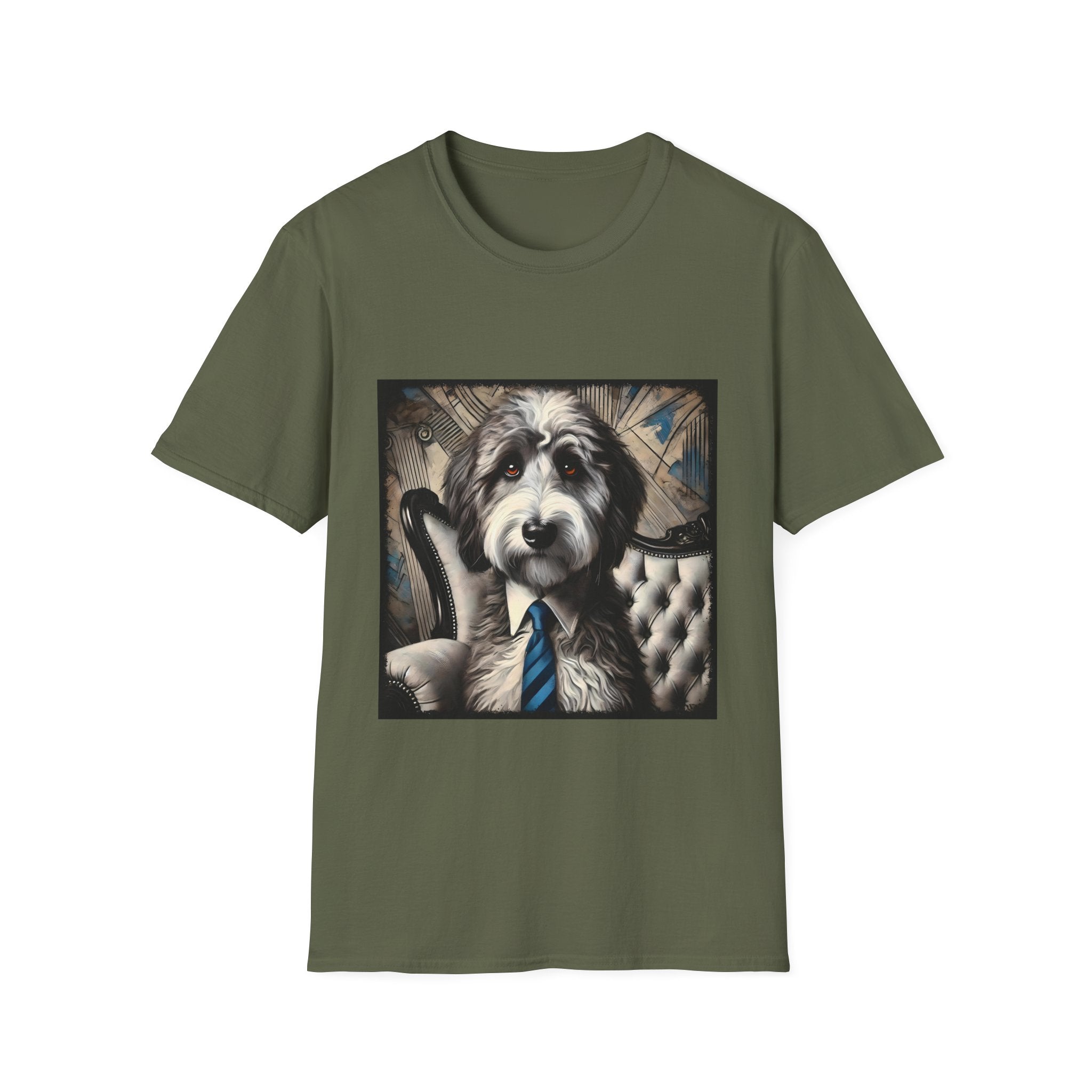 Sheepadoodle Handsome Gent | Unisex Dog T-Shirt