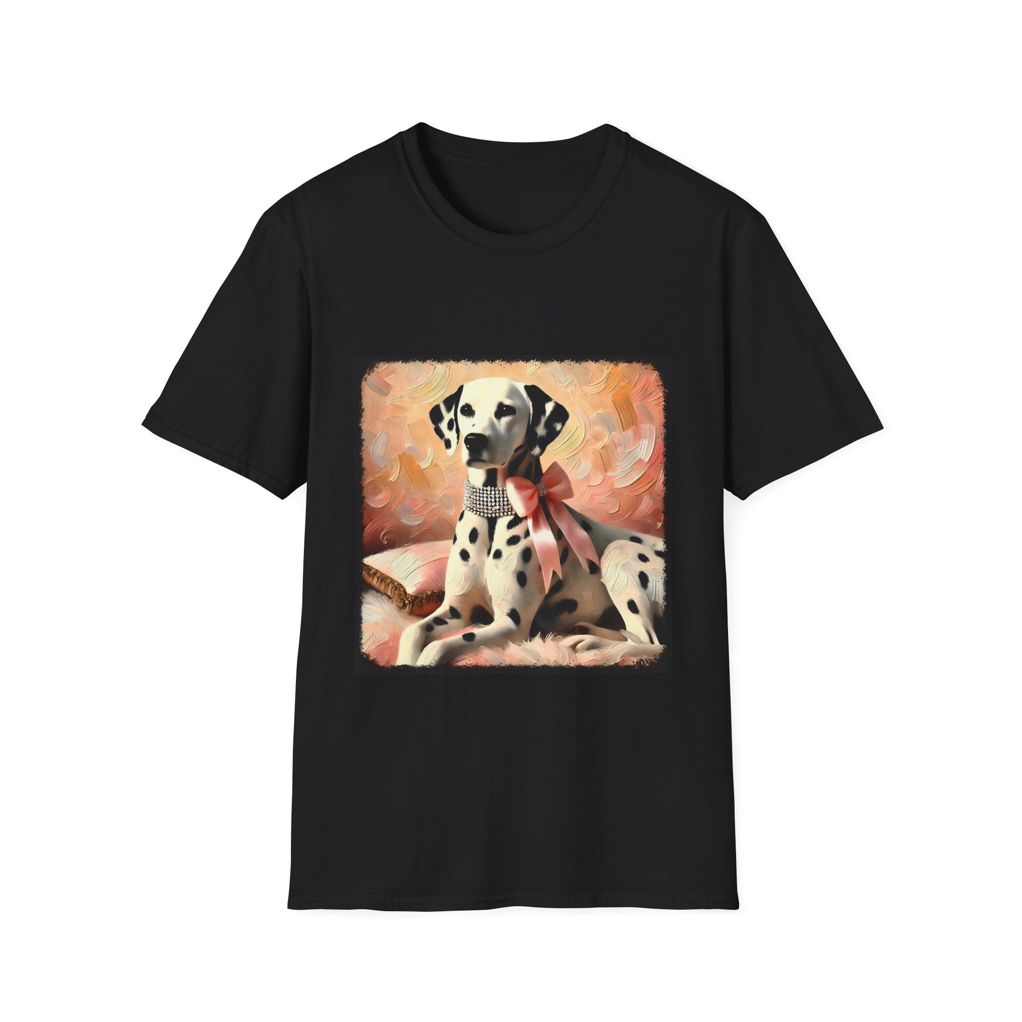 Dalmatian Diamond Bow Classic | Unisex Dog T-Shirt