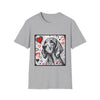 Coonhound Bold Heart Sketch | Unisex Dog T-Shirt