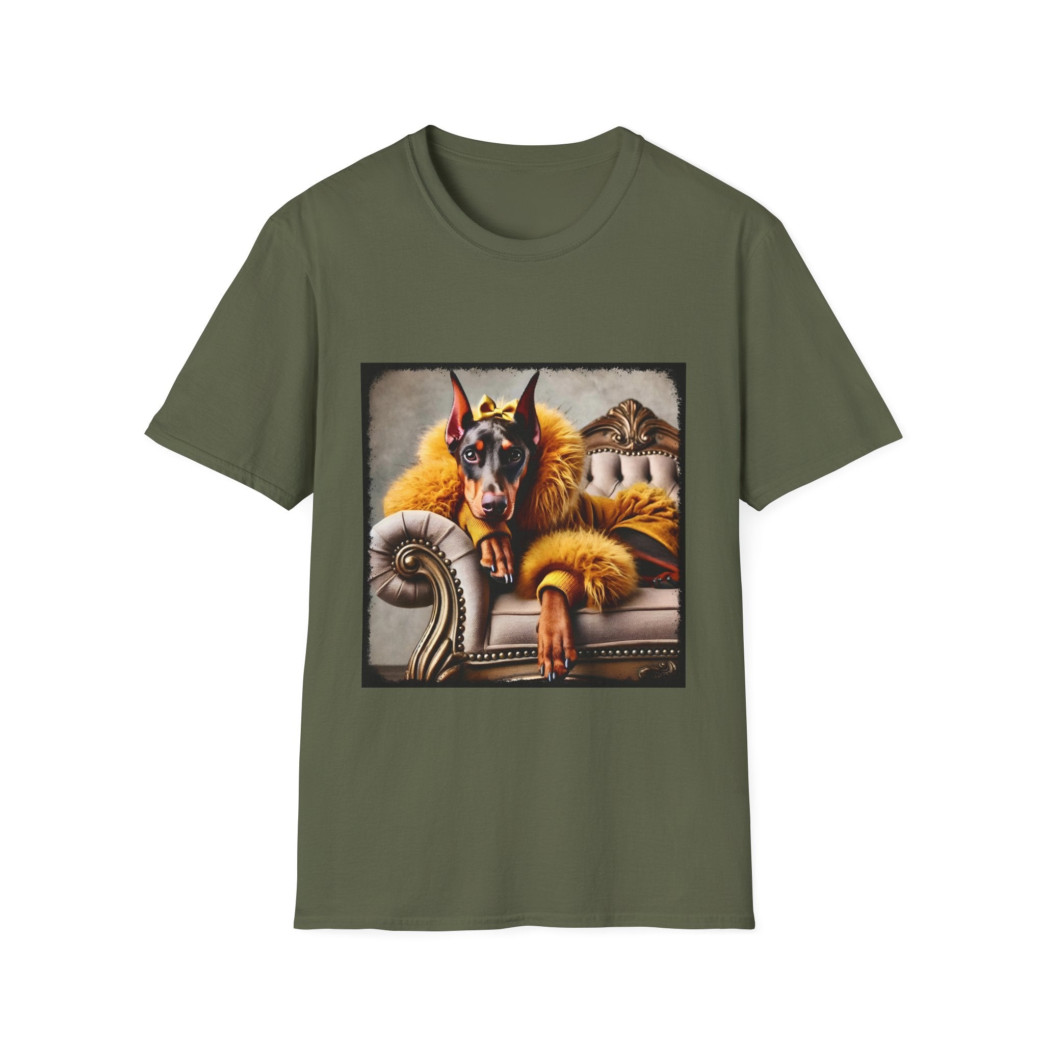 Doberman Pinscher Fur Babe | Unisex Dog T-Shirt