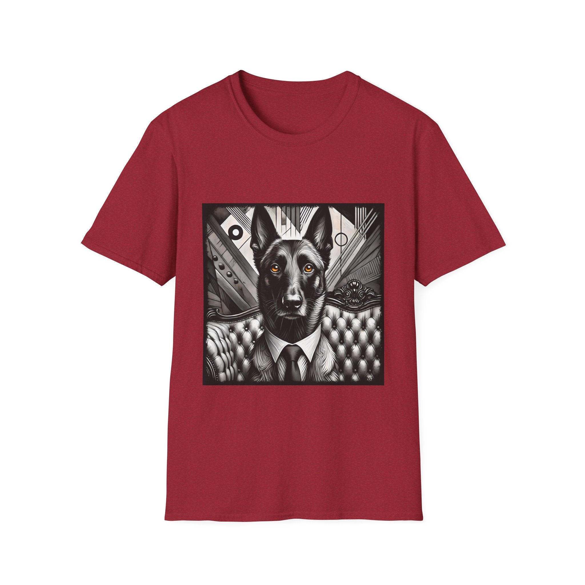 Belgian Malinois B&W Bold Eyes | Unisex Dog T-Shirt