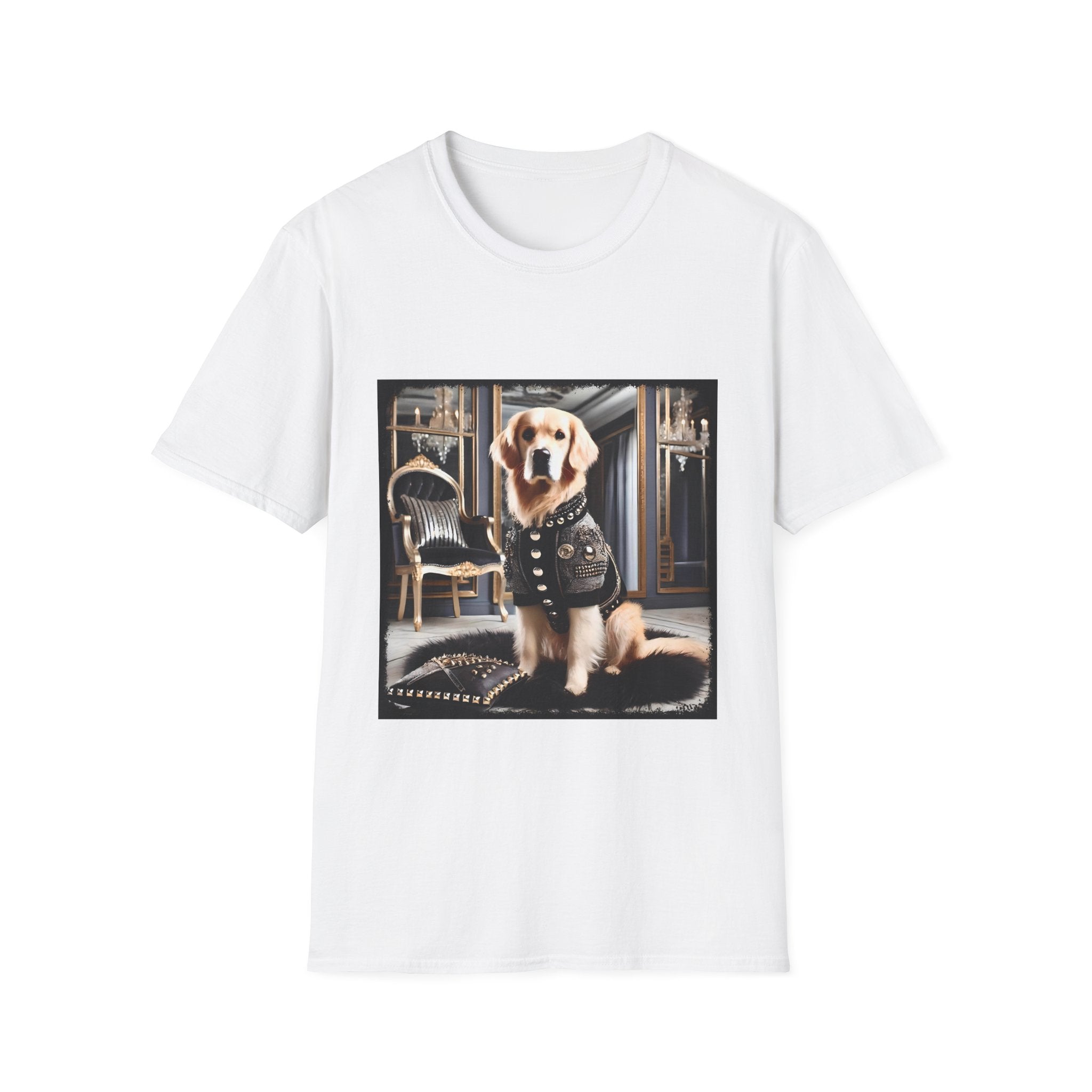Golden Retriever Edge Icon | Unisex Dog T-Shirt