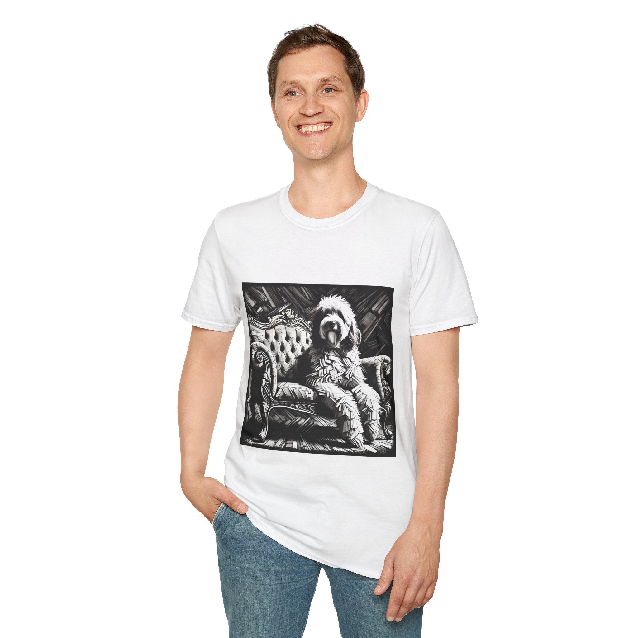 Bernedoodle B&W Bold | Unisex Dog T-Shirt