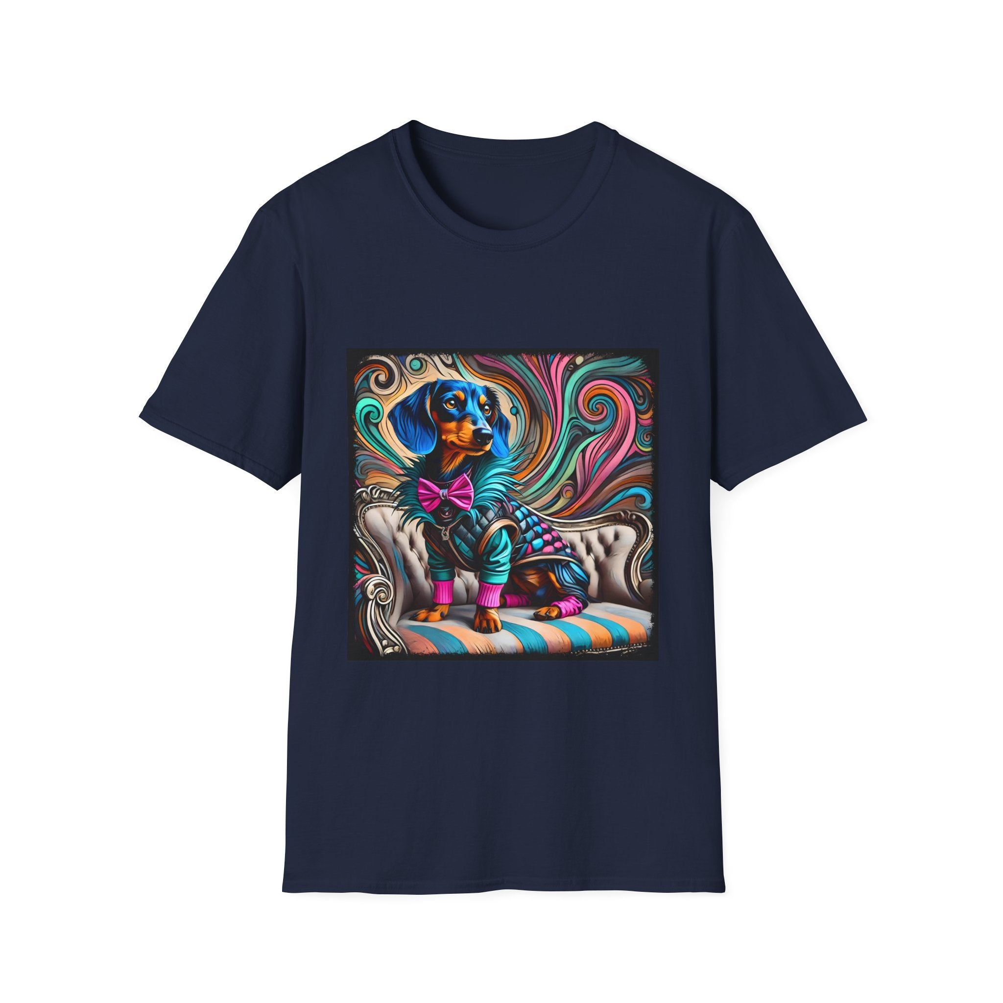 Dachshund Blue Rocker | Unisex Dog T-Shirt