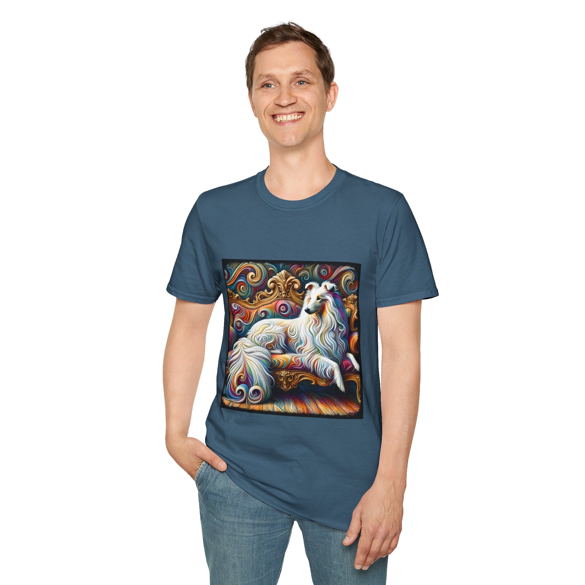 Collie Divine Swirl | Unisex Dog T-Shirt