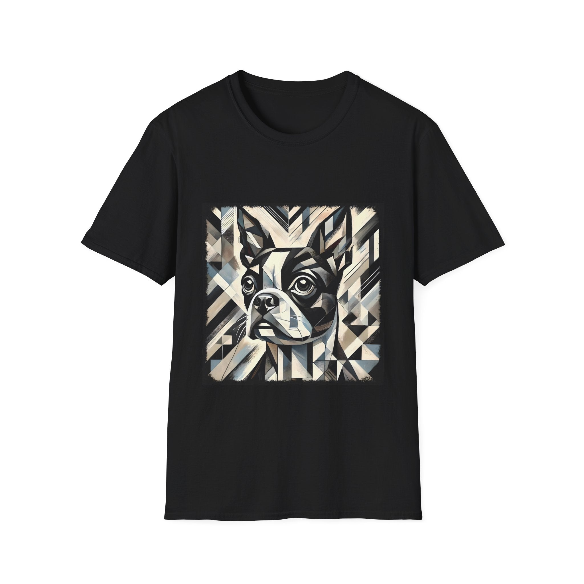 Boston Terrier Geometric | Unisex Dog T-Shirt