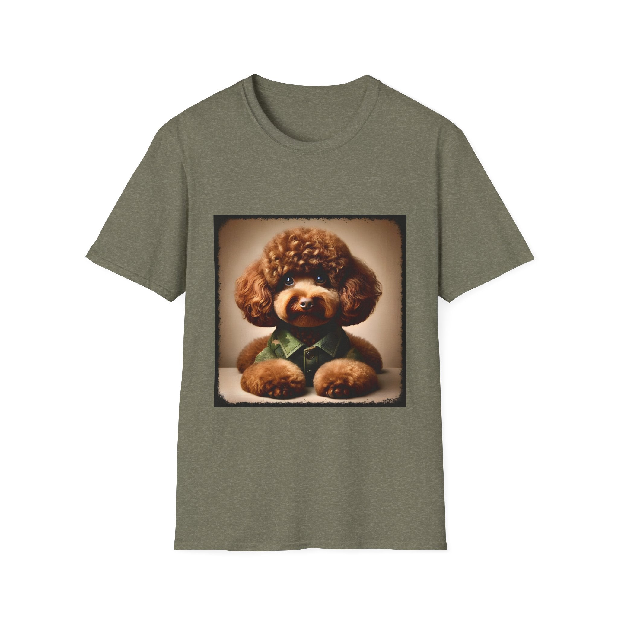 Poodle Beary Camo | Unisex Dog T-Shirt