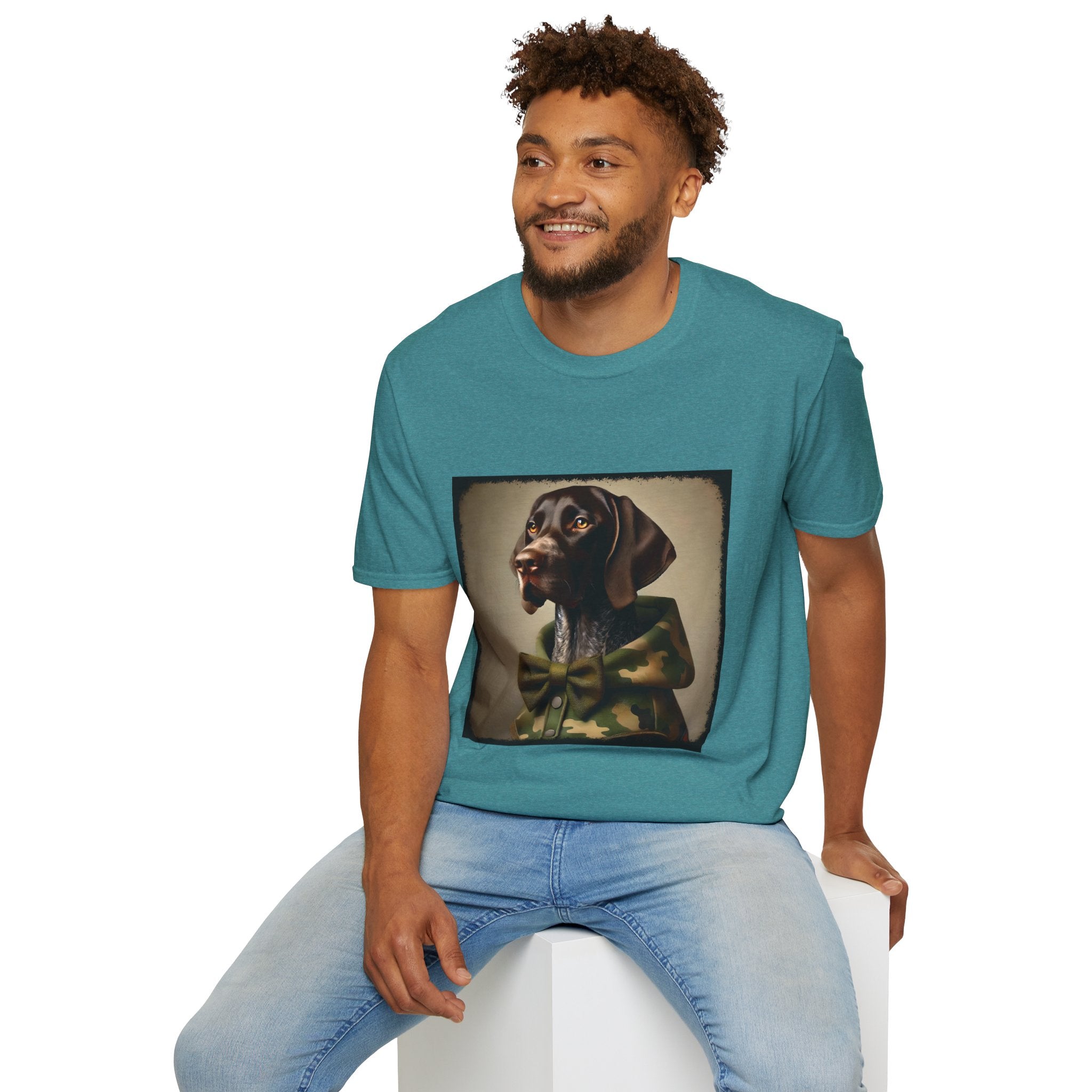 German Shorthaired Pointer Camo Cutie II | Unisex Dog T-Shirt