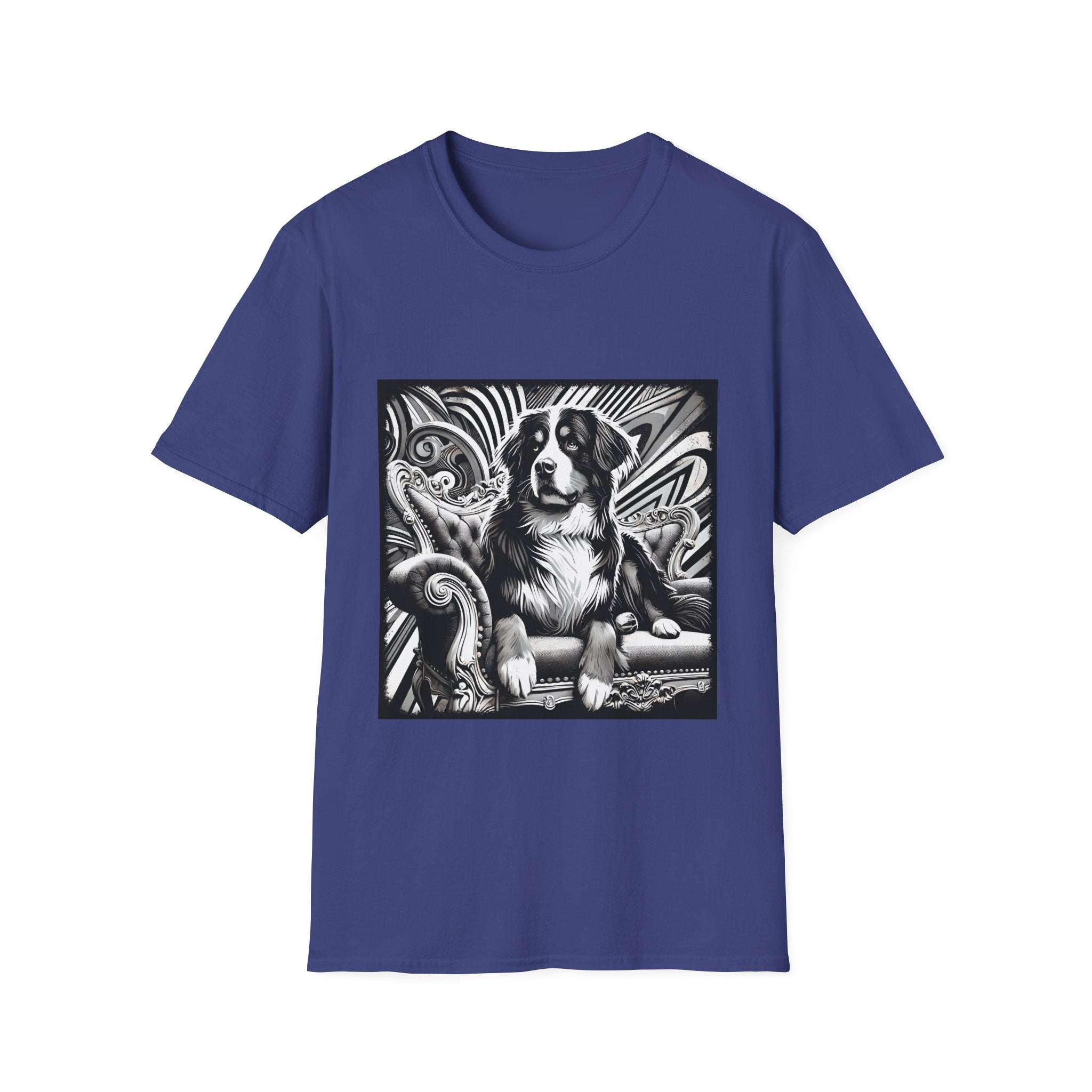 Bernese Mountain Dog B&W Bold | Unisex Dog T-Shirt