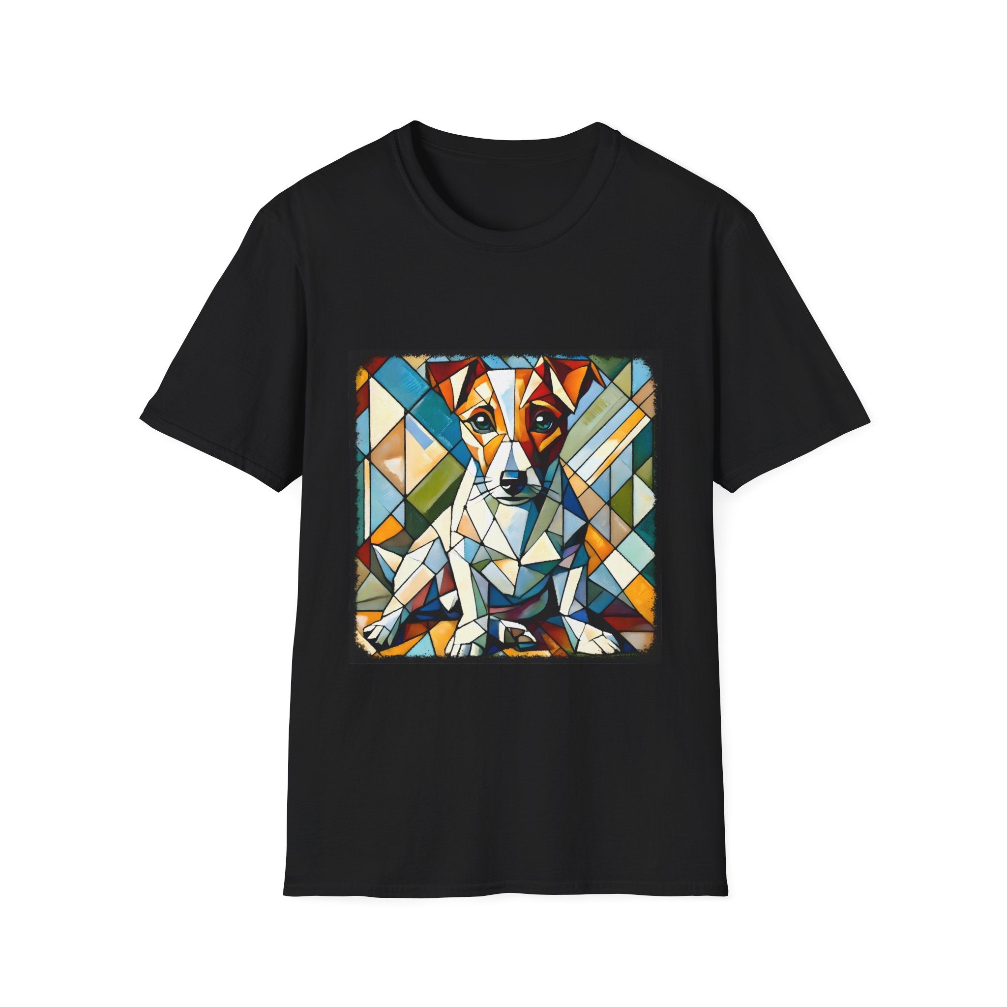Jack Russell Terrier Bold Geometric | Unisex Dog T-Shirt