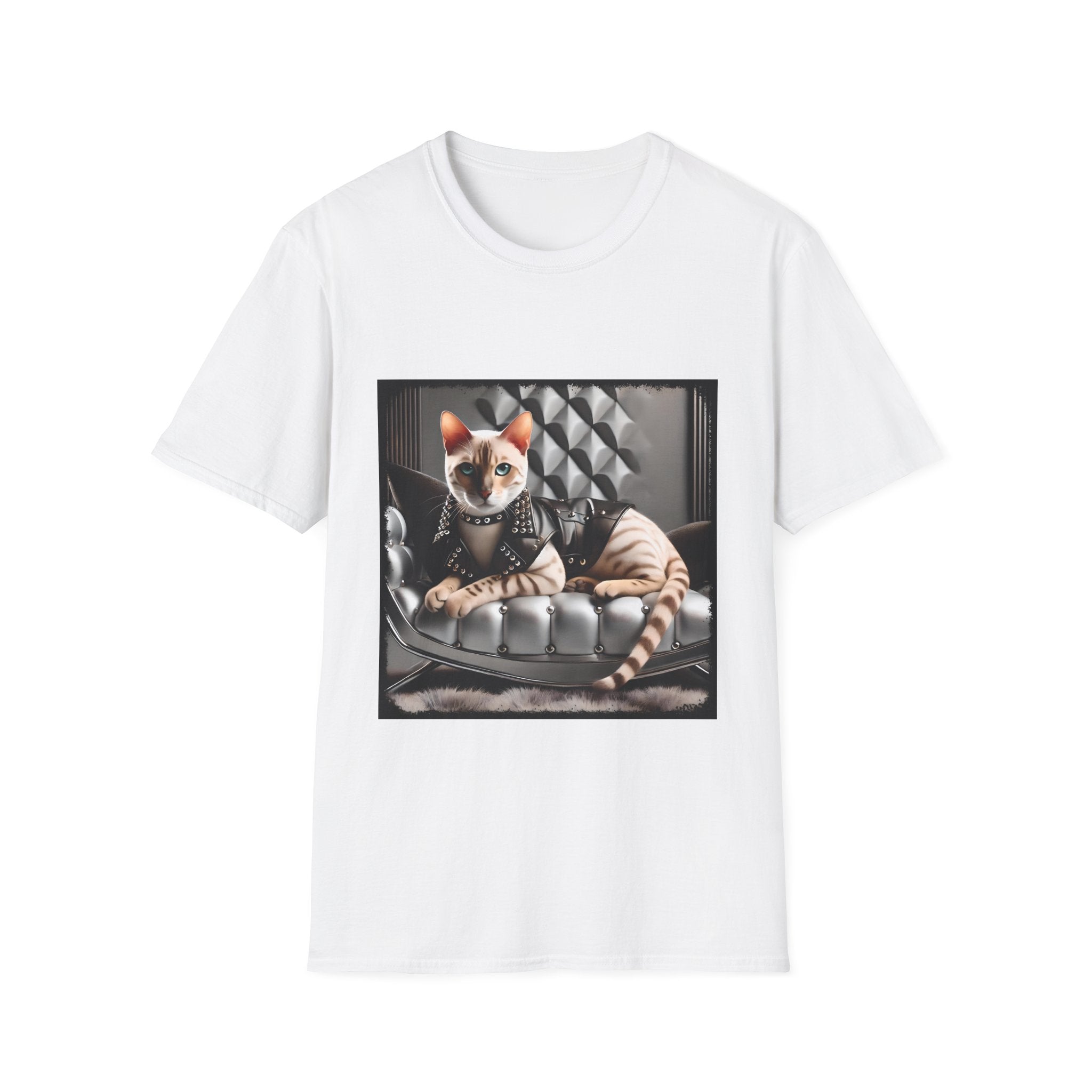 Bengal Cat Leather Lady | Unisex Cat T-Shirt