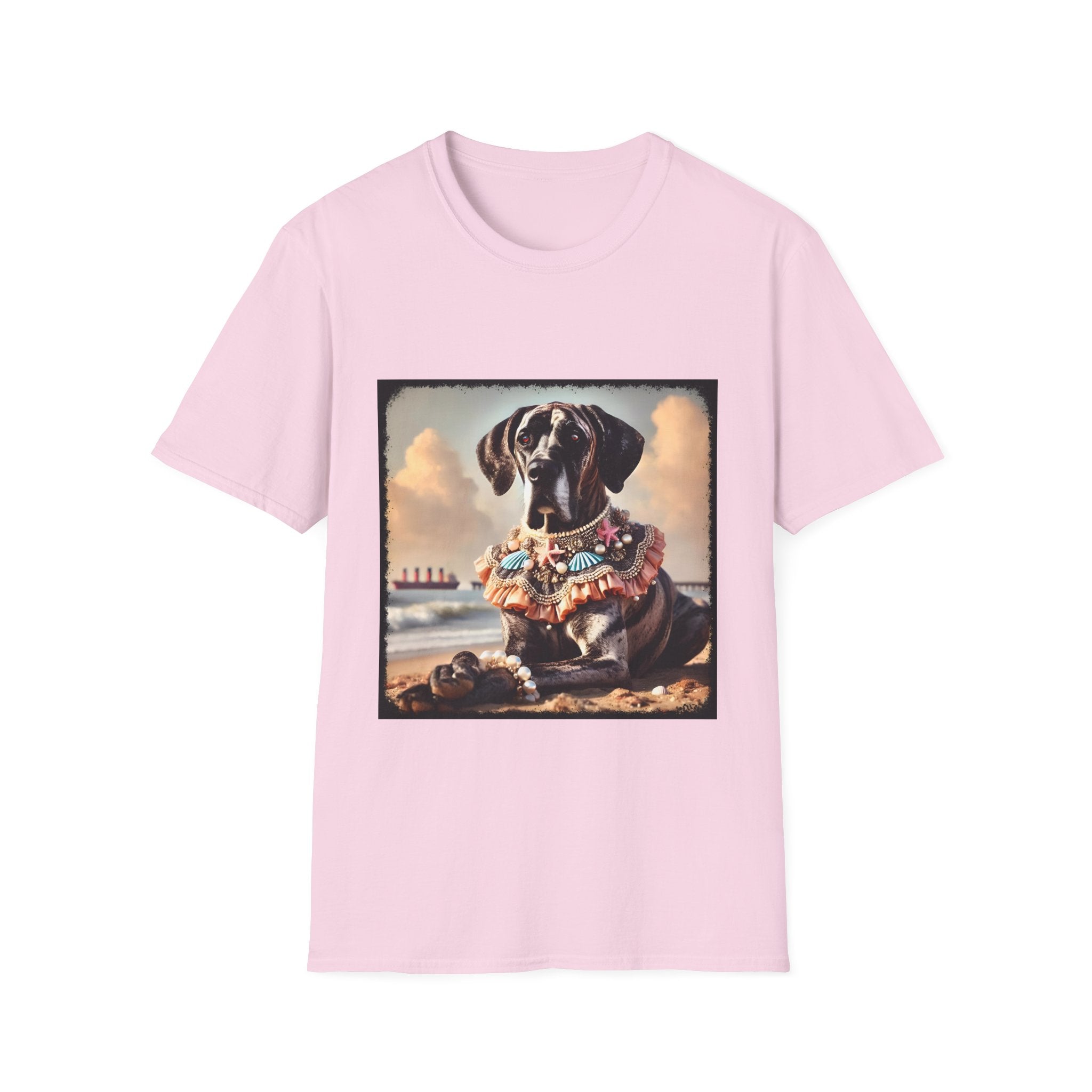 Great Dane Beach Brindle | Unisex Dog T-Shirt