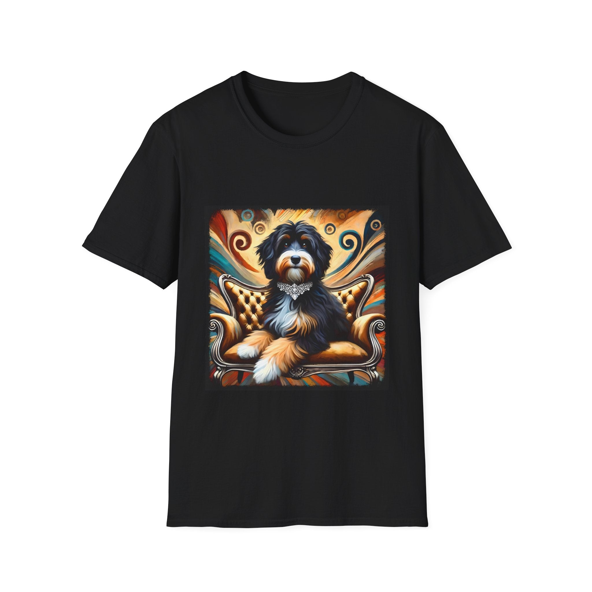 Bernedoodle Diamond Swirl | Unisex Dog T-Shirt