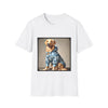 Golden Retriever Blue Camo Cutie | Unisex Softstyle T-Shirt
