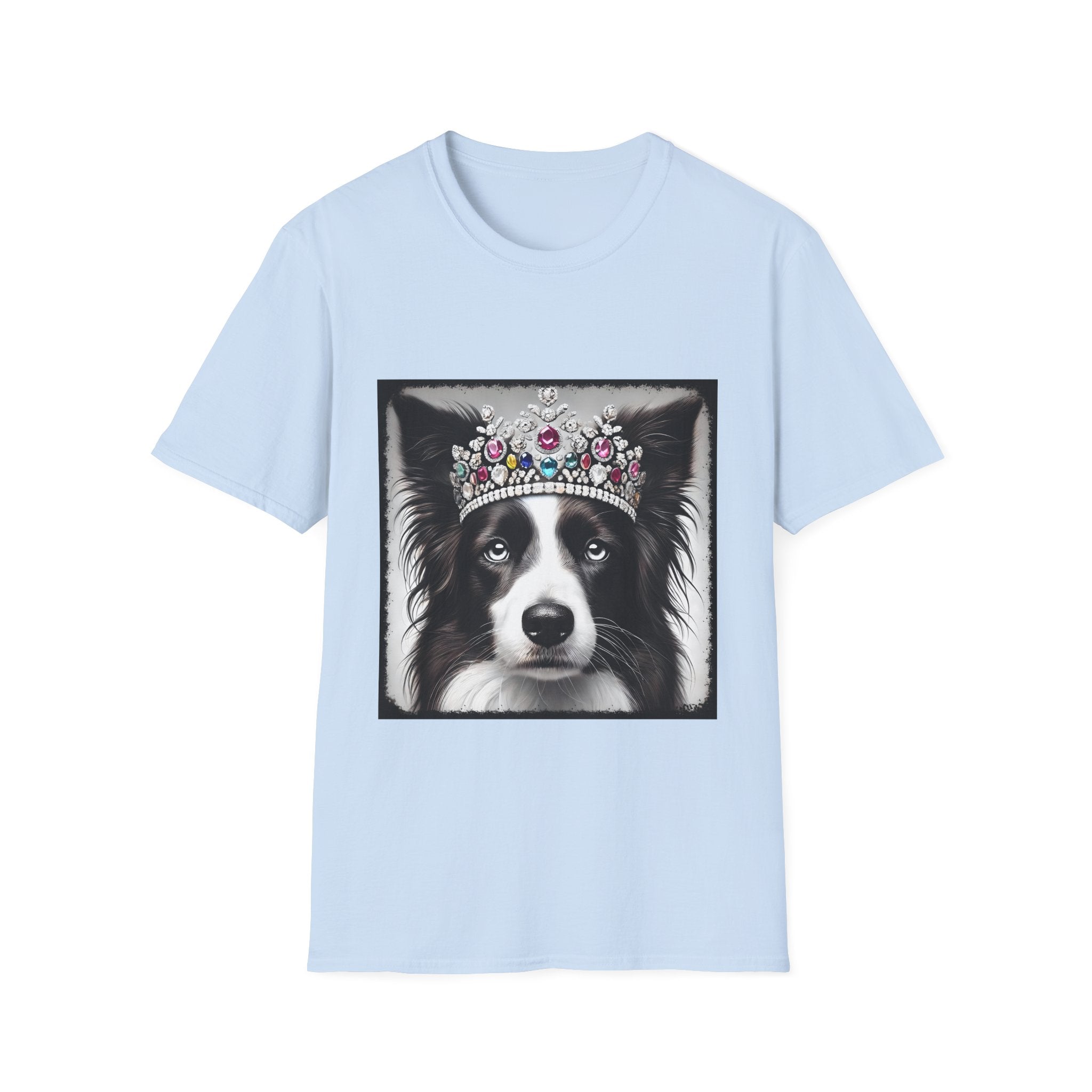 Border Collie Iconic Princess | Unisex Dog T-Shirt