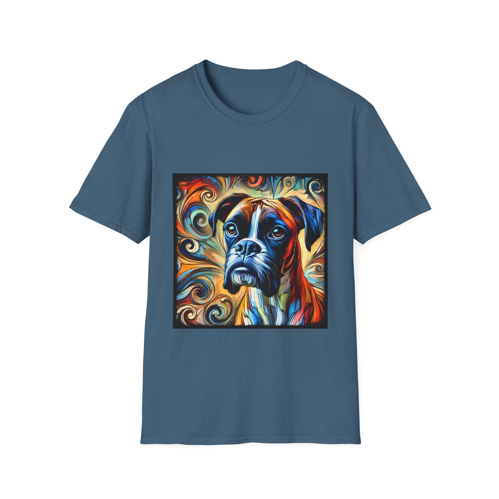 Boxer Warm Swirl | Unisex Dog T-Shirt
