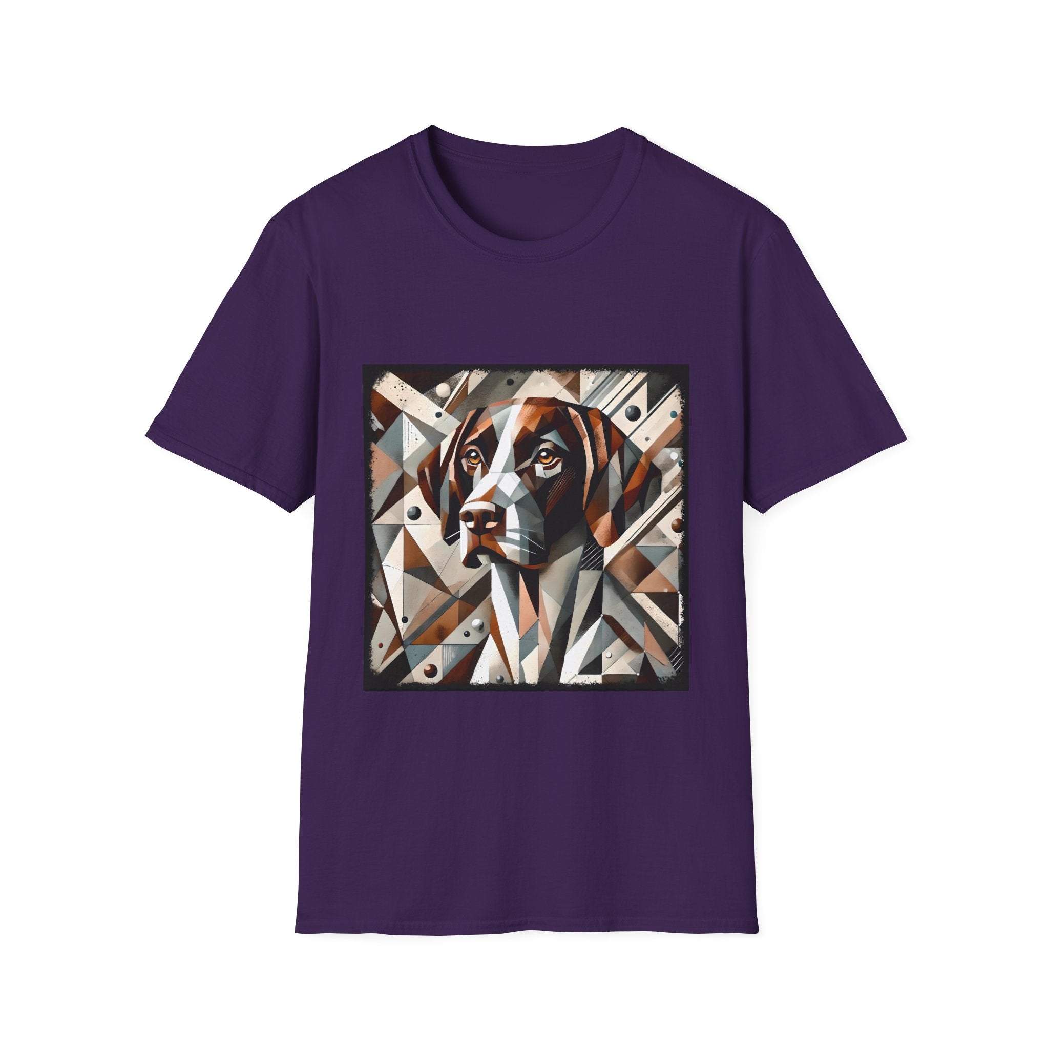 German Shorthaired Pointer Warm Geometric | Unisex Dog T-Shirt