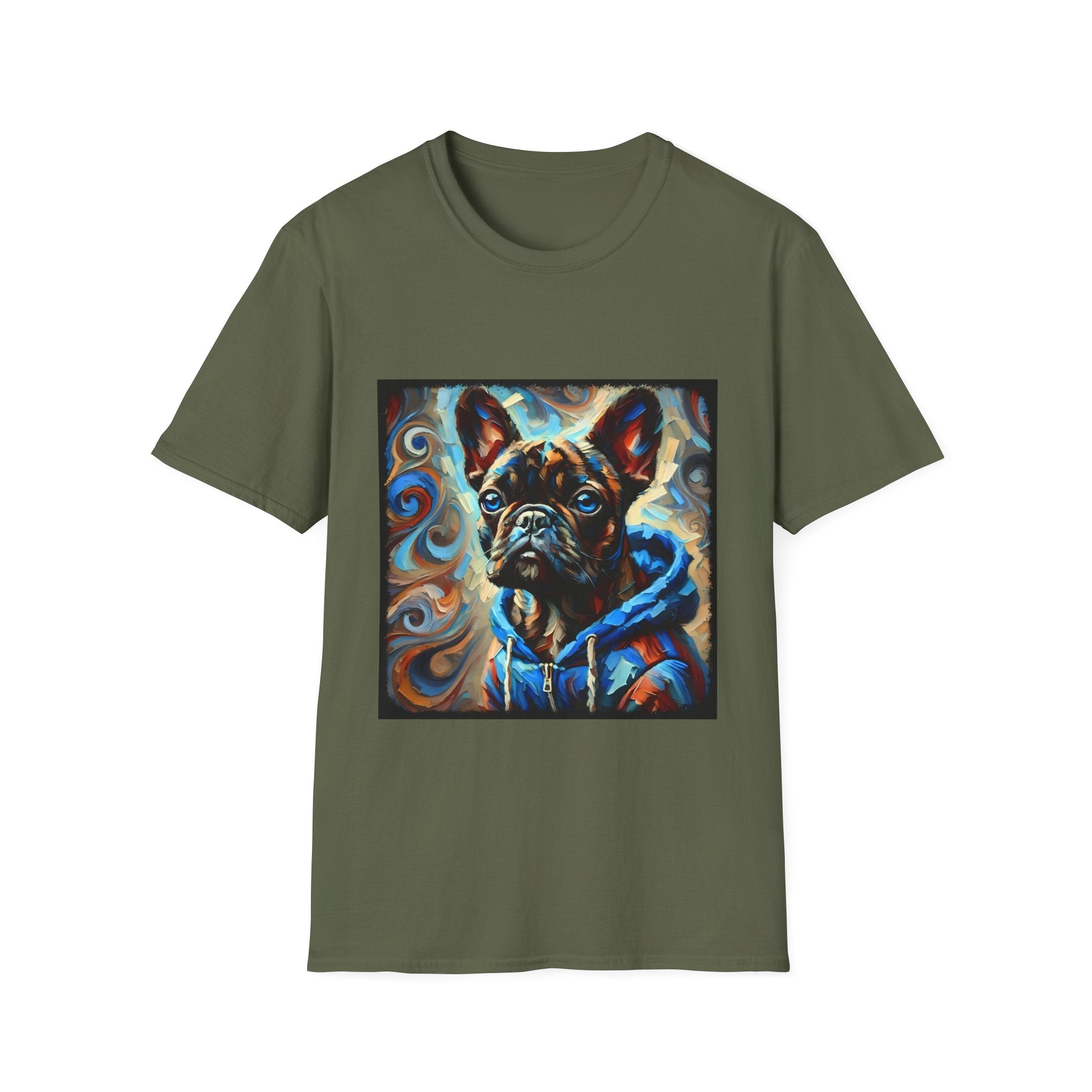 French Bulldog Brindle Bruh Swirl | Unisex Dog T-Shirt