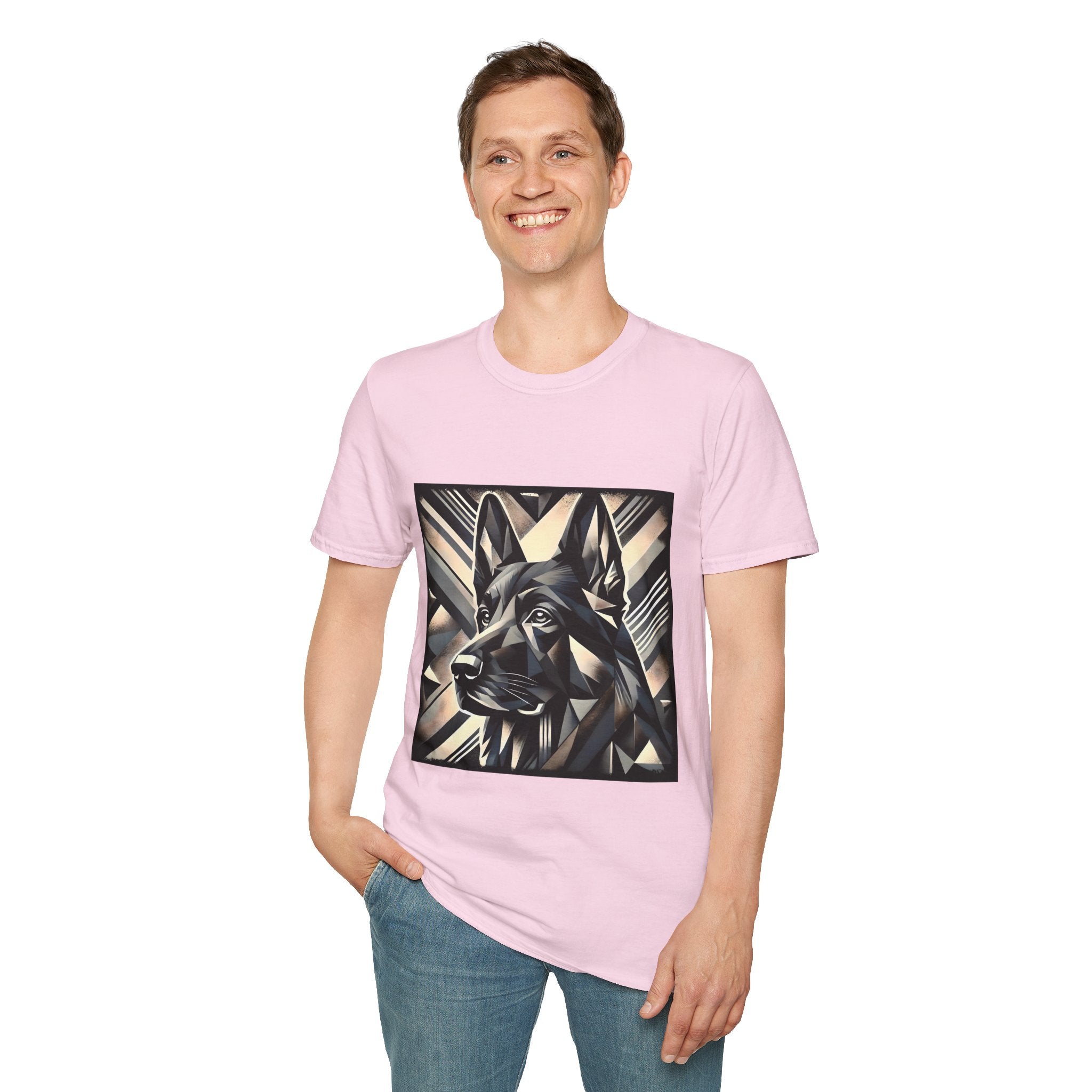 German Shepherd Geometric | Unisex Dog T-Shirt